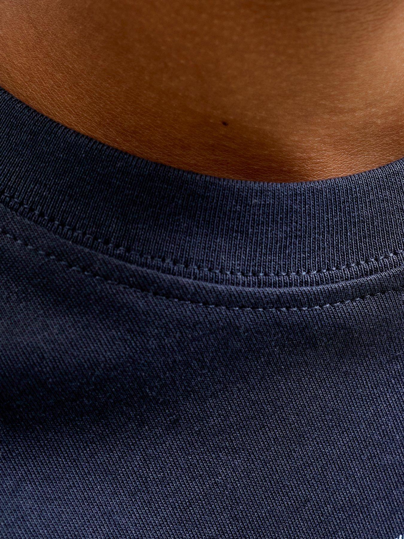 Image 4 of 6 of Jack & Jones Junior Boys Denver Logo Short Sleeve Tshirt - Navy