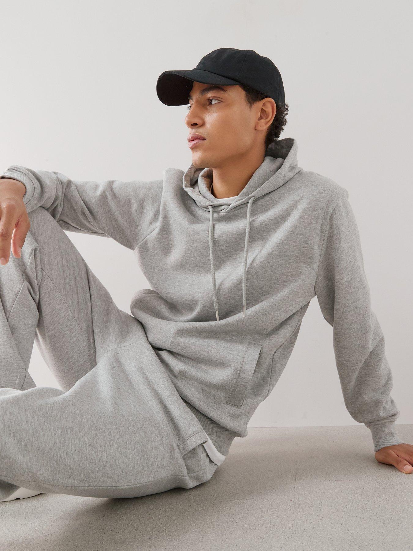 Image 4 of 7 of The Very Collection Essential Overhead Hoodie - Grey