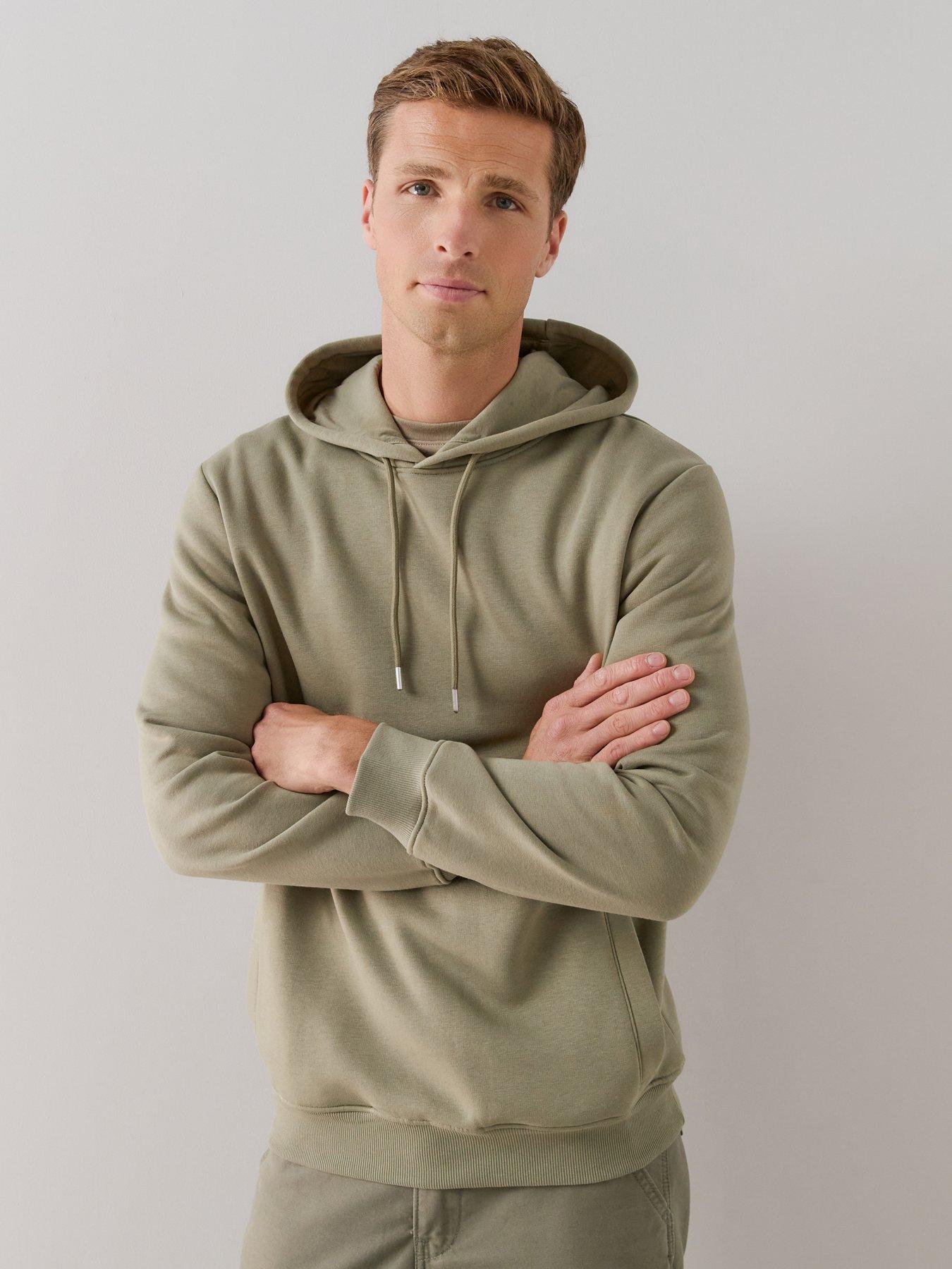 Image 1 of 7 of The Very Collection Essential Overhead Hoodie - Green