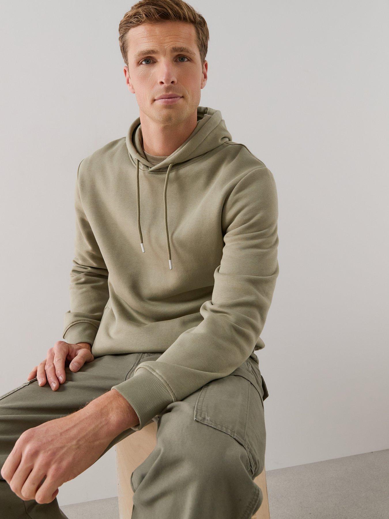 Image 4 of 7 of The Very Collection Essential Overhead Hoodie - Green