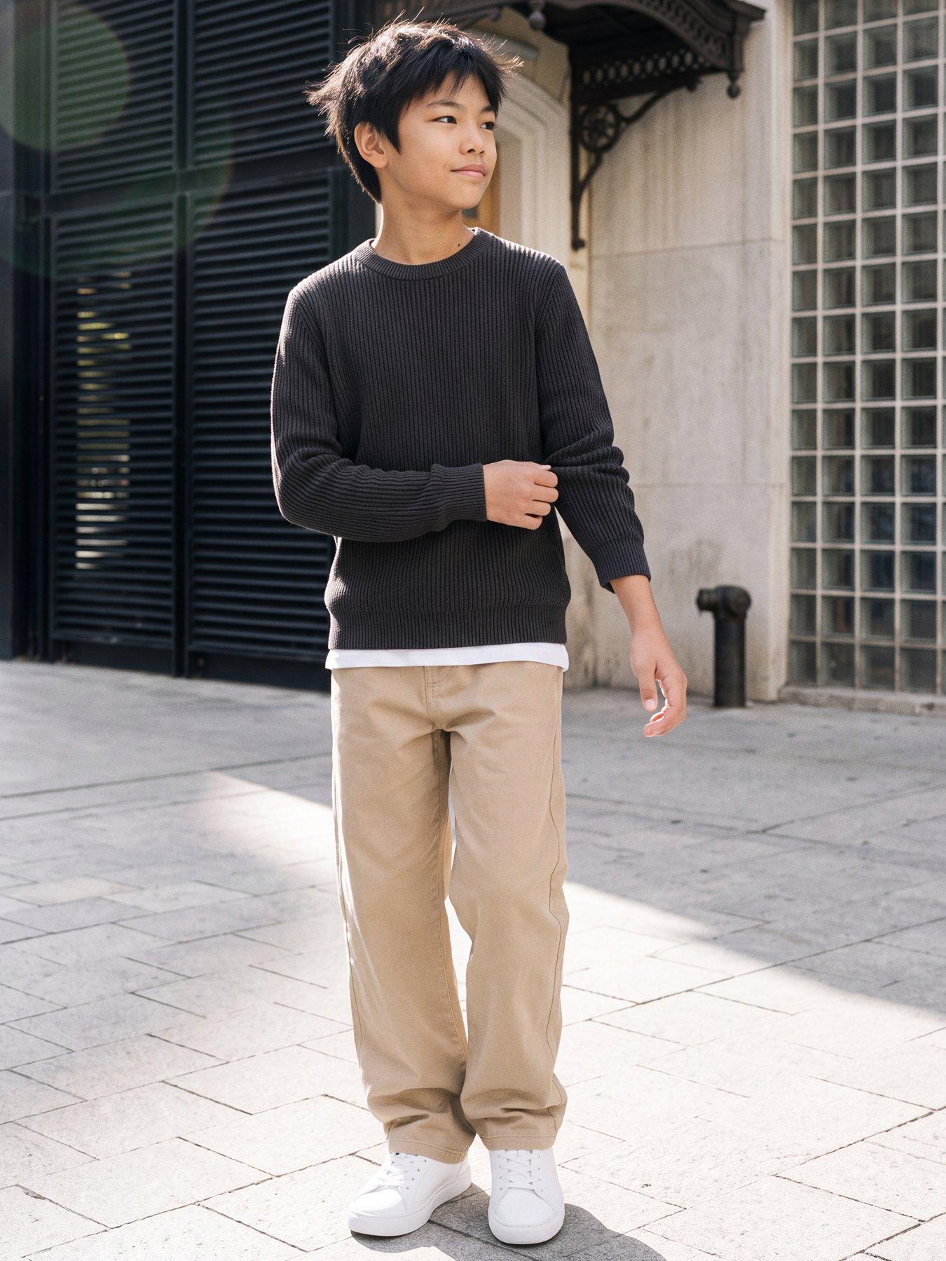 Jack & Jones Junior Trousers Boys - Beige/Fields Of Rye