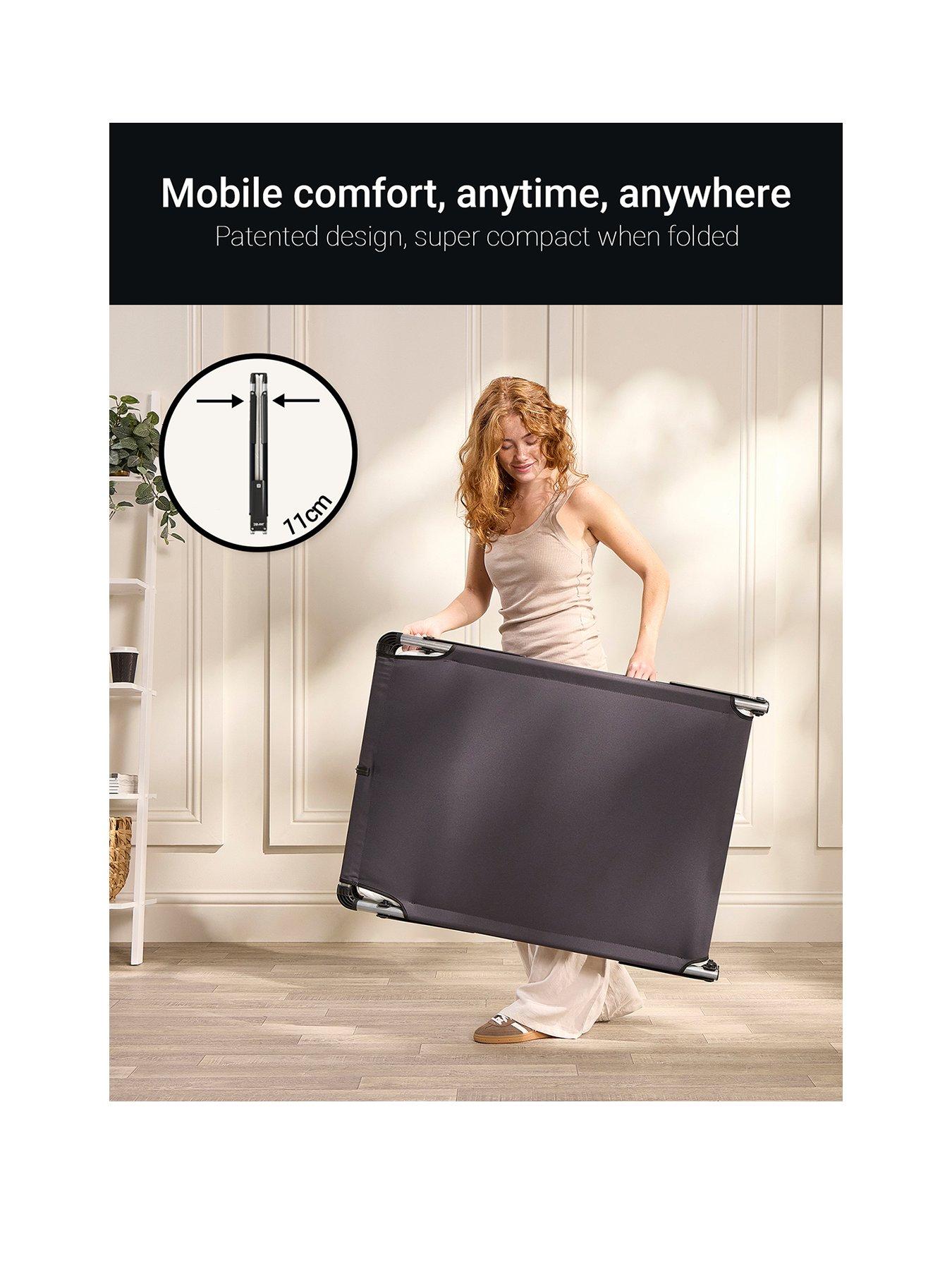 Image 2 of 8 of Jaybe ME70 Mobile Folding Bed with Comfort Mattress, Single