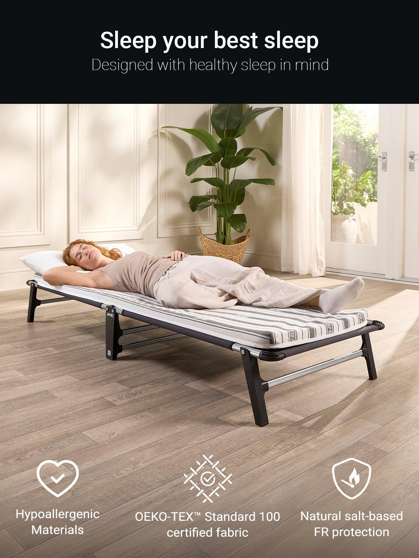 Image 4 of 8 of Jaybe ME70 Mobile Folding Bed with Comfort Mattress, Single
