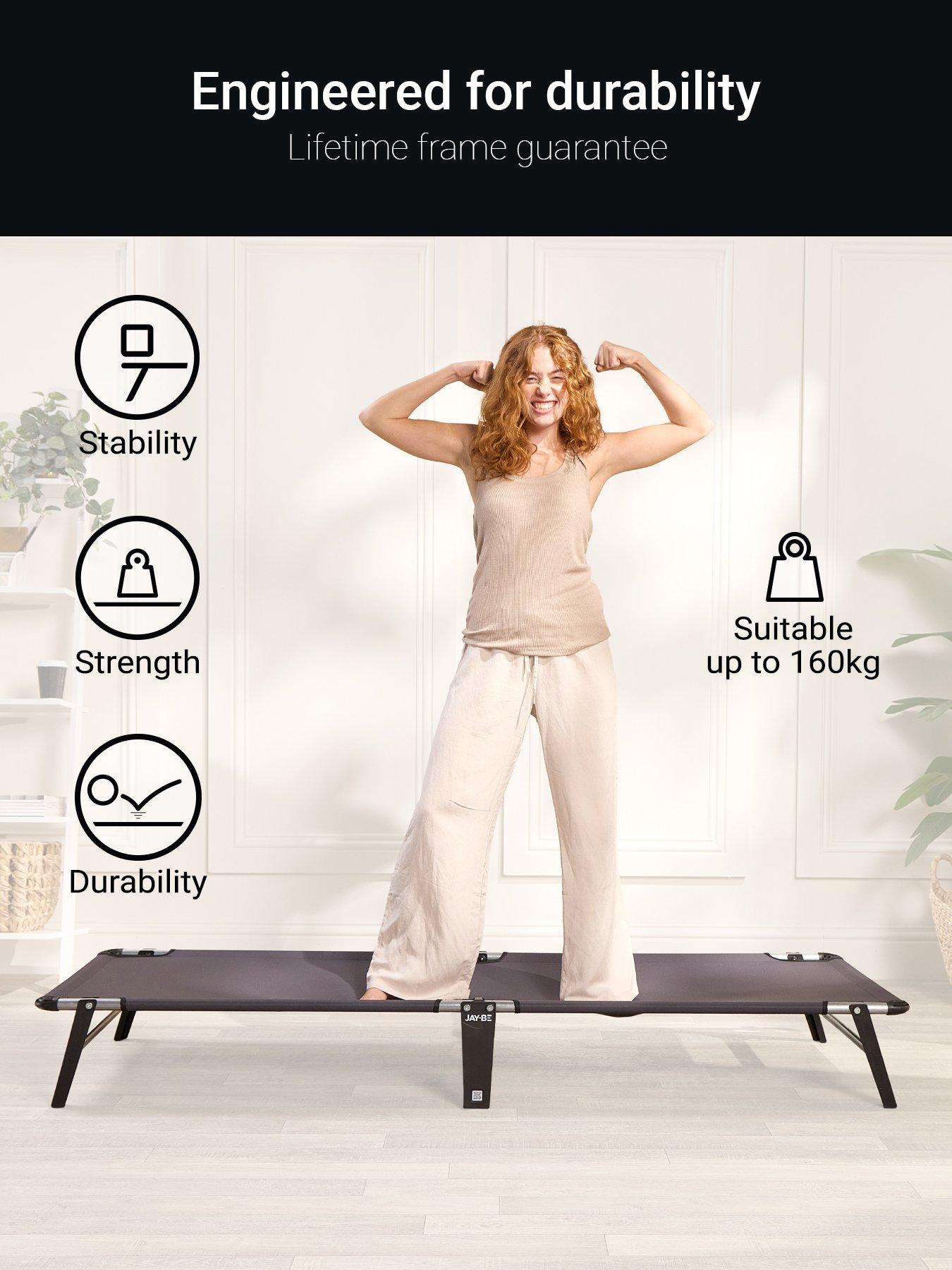 Image 5 of 8 of Jaybe ME70 Mobile Folding Bed with Comfort Mattress, Single