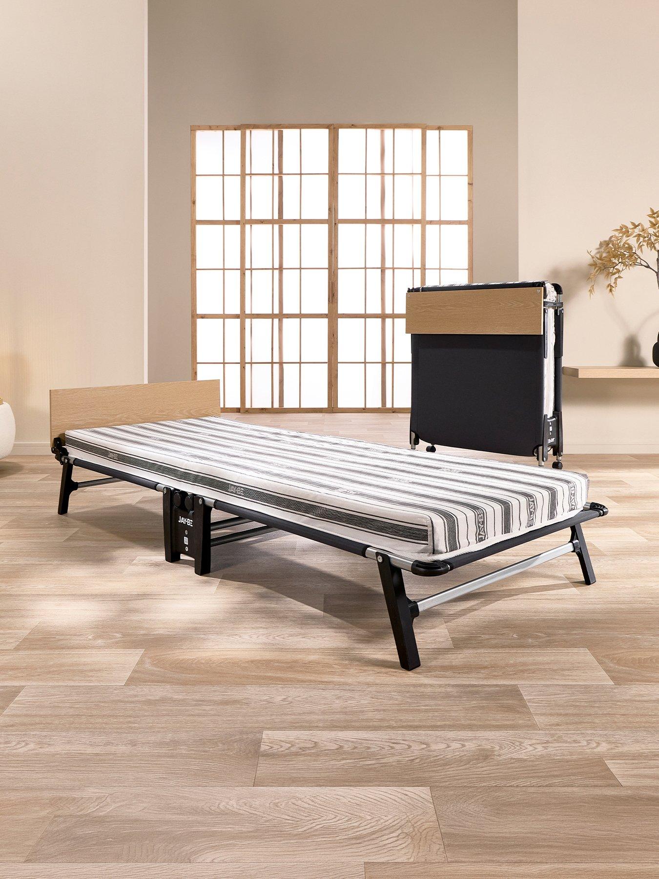 Image 1 of 8 of Jaybe QE80 Quick Folding Bed with Comfort Mattress, Single