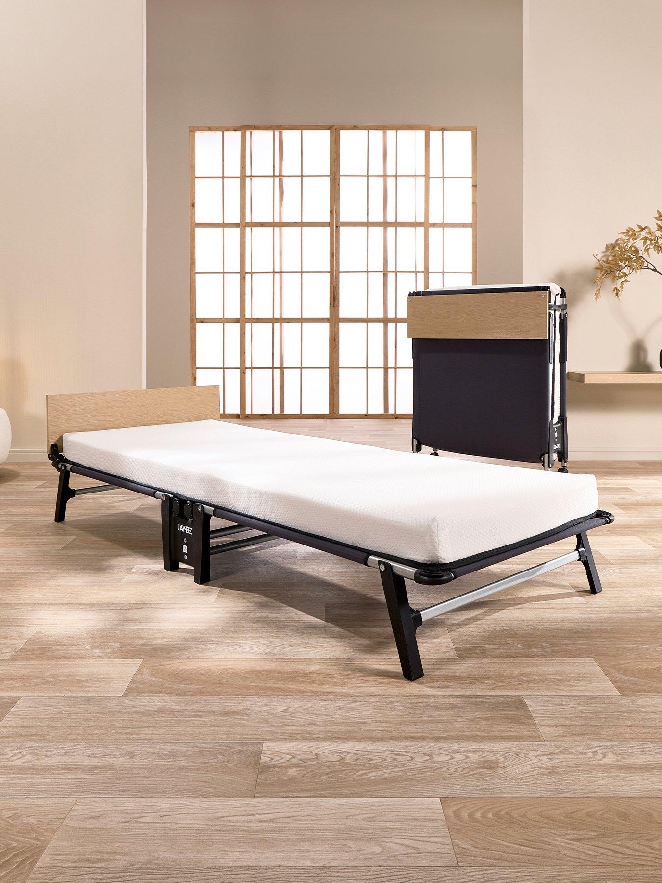 Jaybe QM80 Quick Folding Bed with Memory Mattress, Single