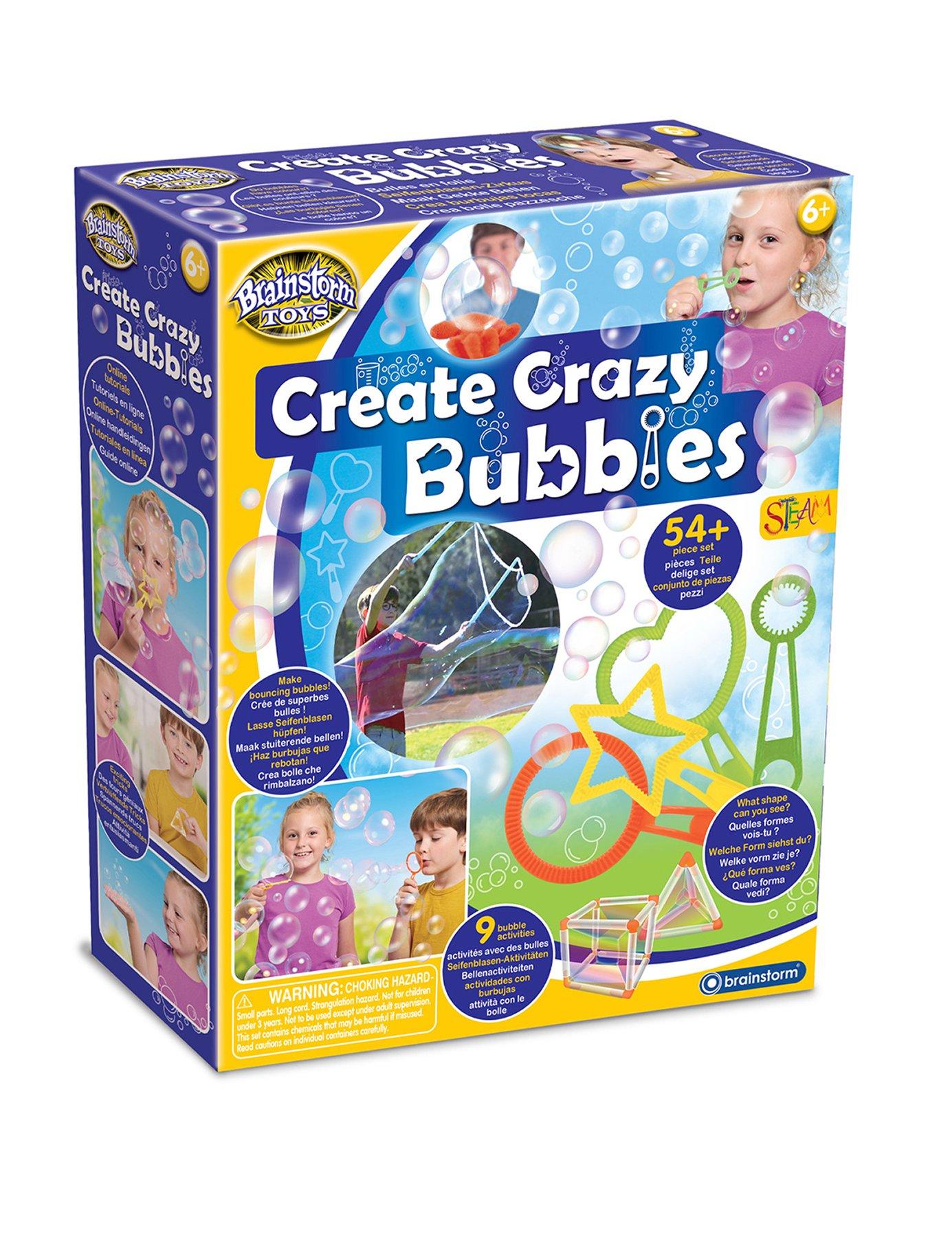 Brainstorm Toys Create Crazy Bubbles Kit