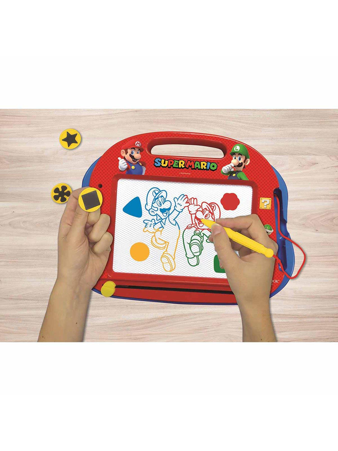 Image 4 of 7 of Super Mario Super Mario Magnetic Multicolor Drawing Board with accessories A5 Format