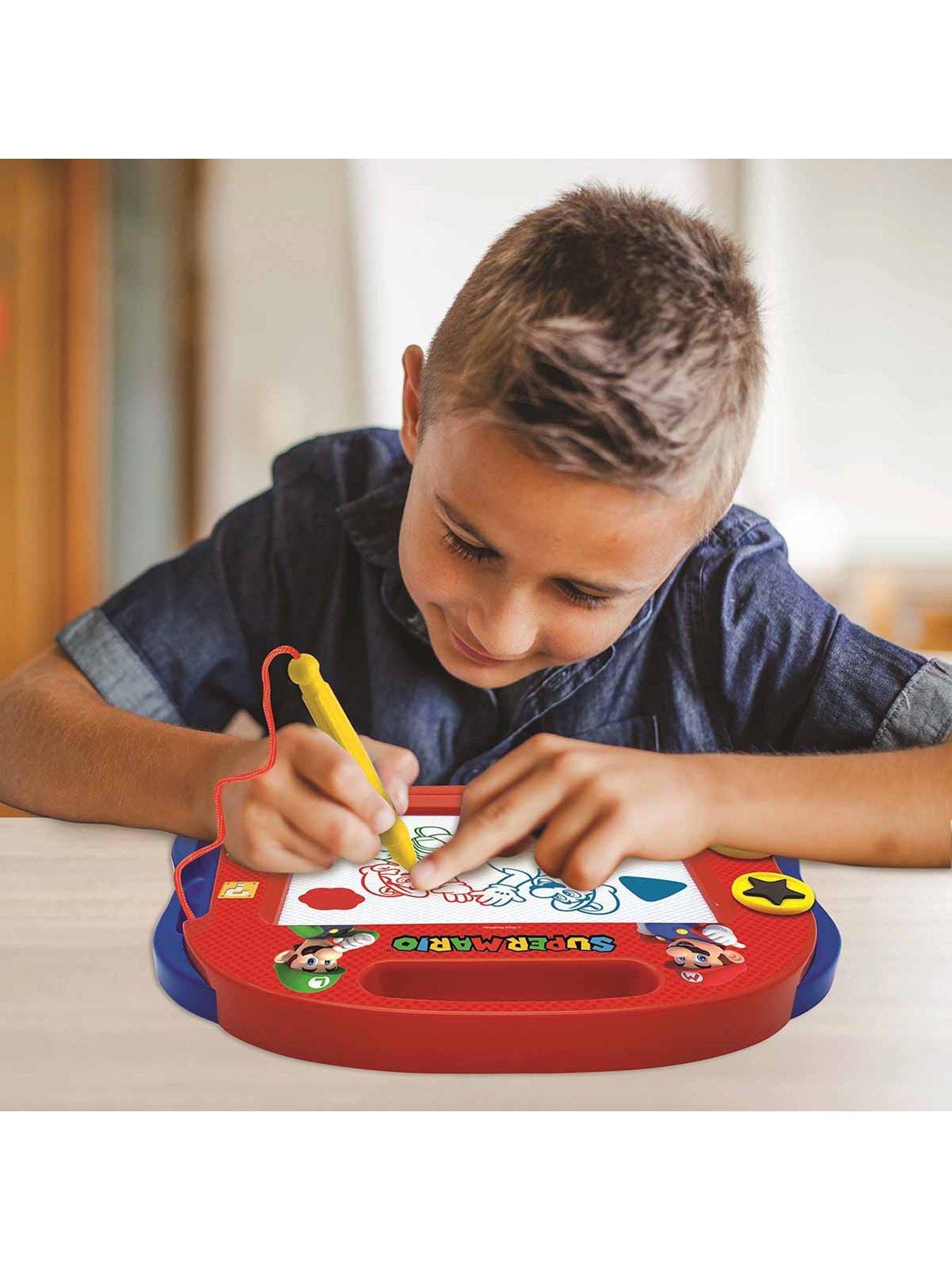 Image 7 of 7 of Super Mario Super Mario Magnetic Multicolor Drawing Board with accessories A5 Format