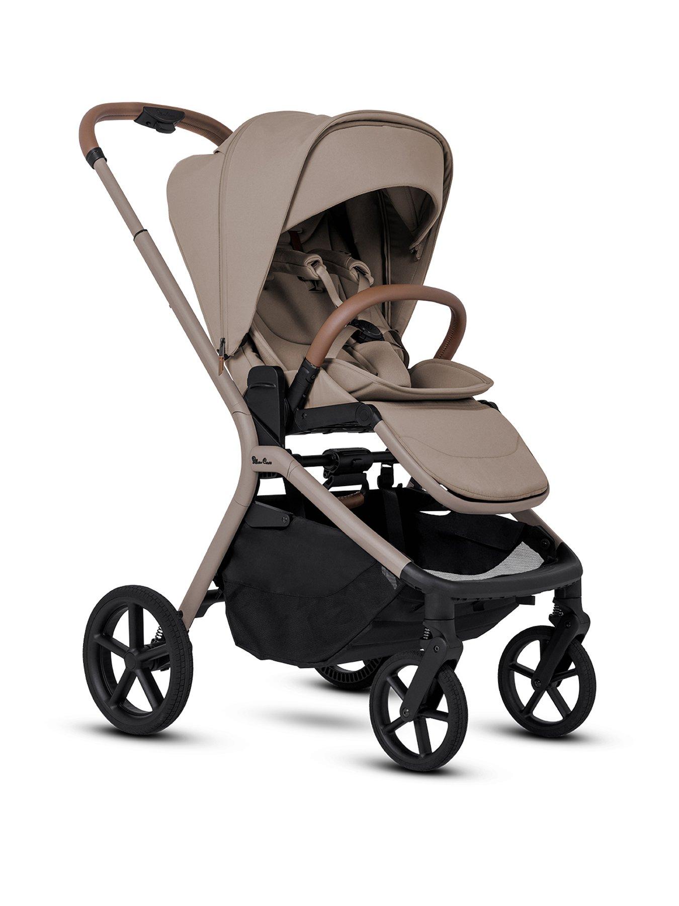 silver-cross-breez-pushchair-champagefront