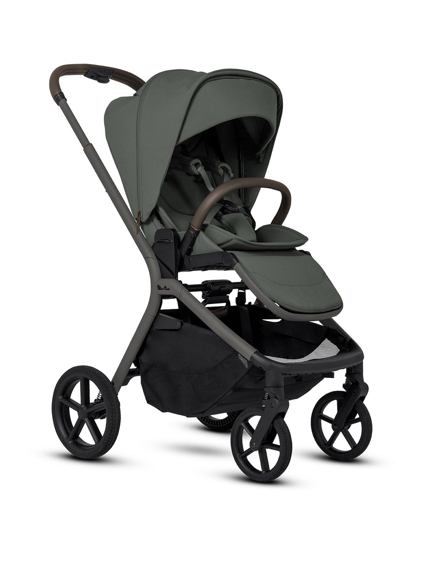 silver-cross-breez-pushchair-pewterfront