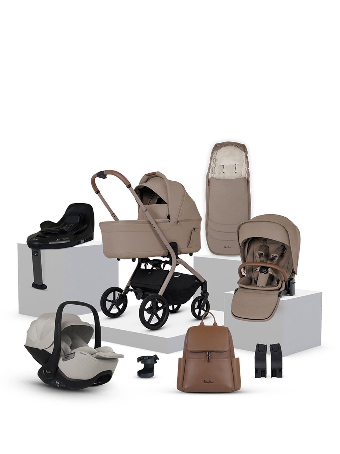 silver-cross-breez-infant-carrier-bundle-champagnefront
