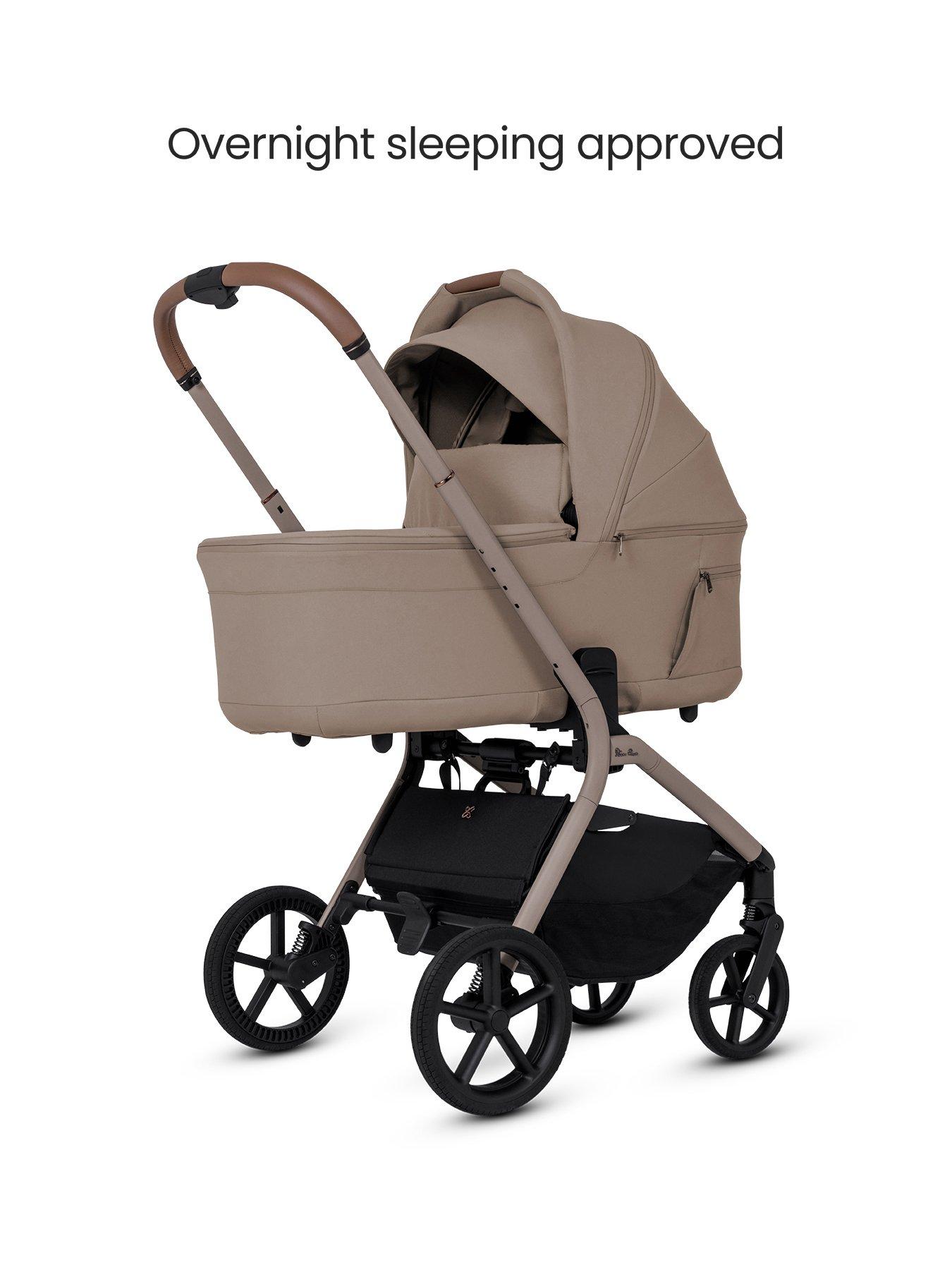 silver-cross-breez-infant-carrier-bundle-champagnestillFront