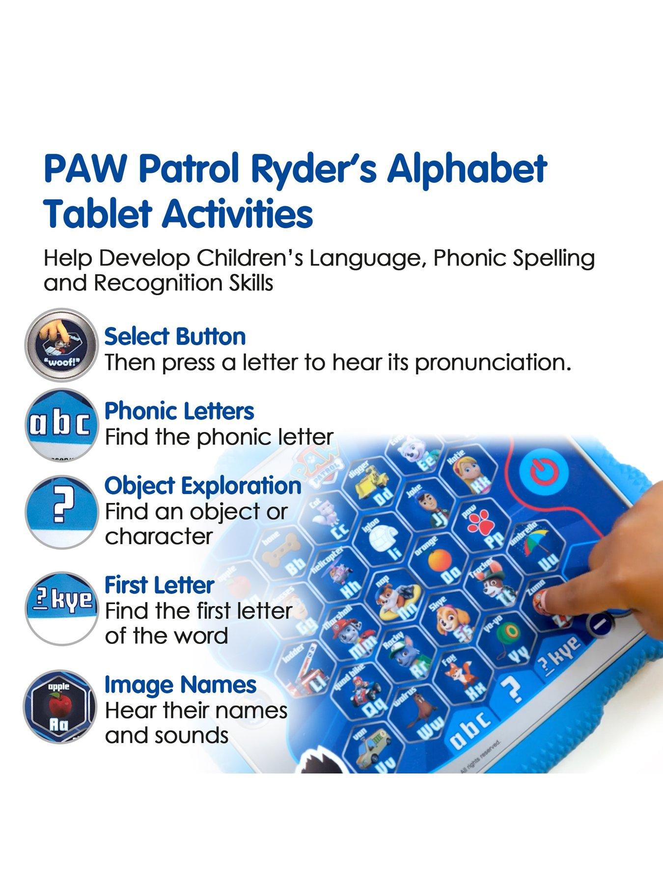 Image 5 of 7 of Paw Patrol Ryders Alphabet Tablet