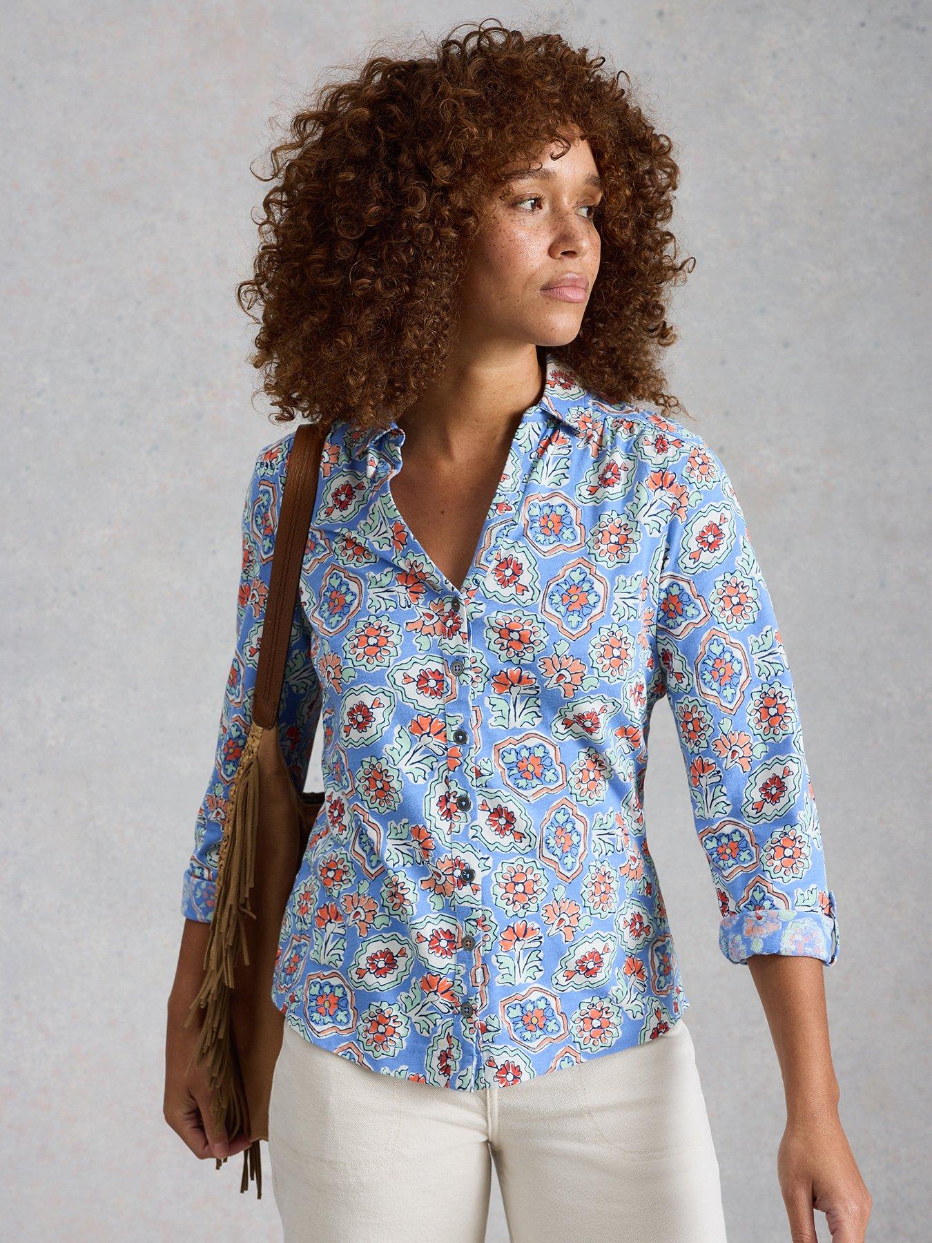 Image 1 of 6 of White Stuff Annie Jersey Shirt