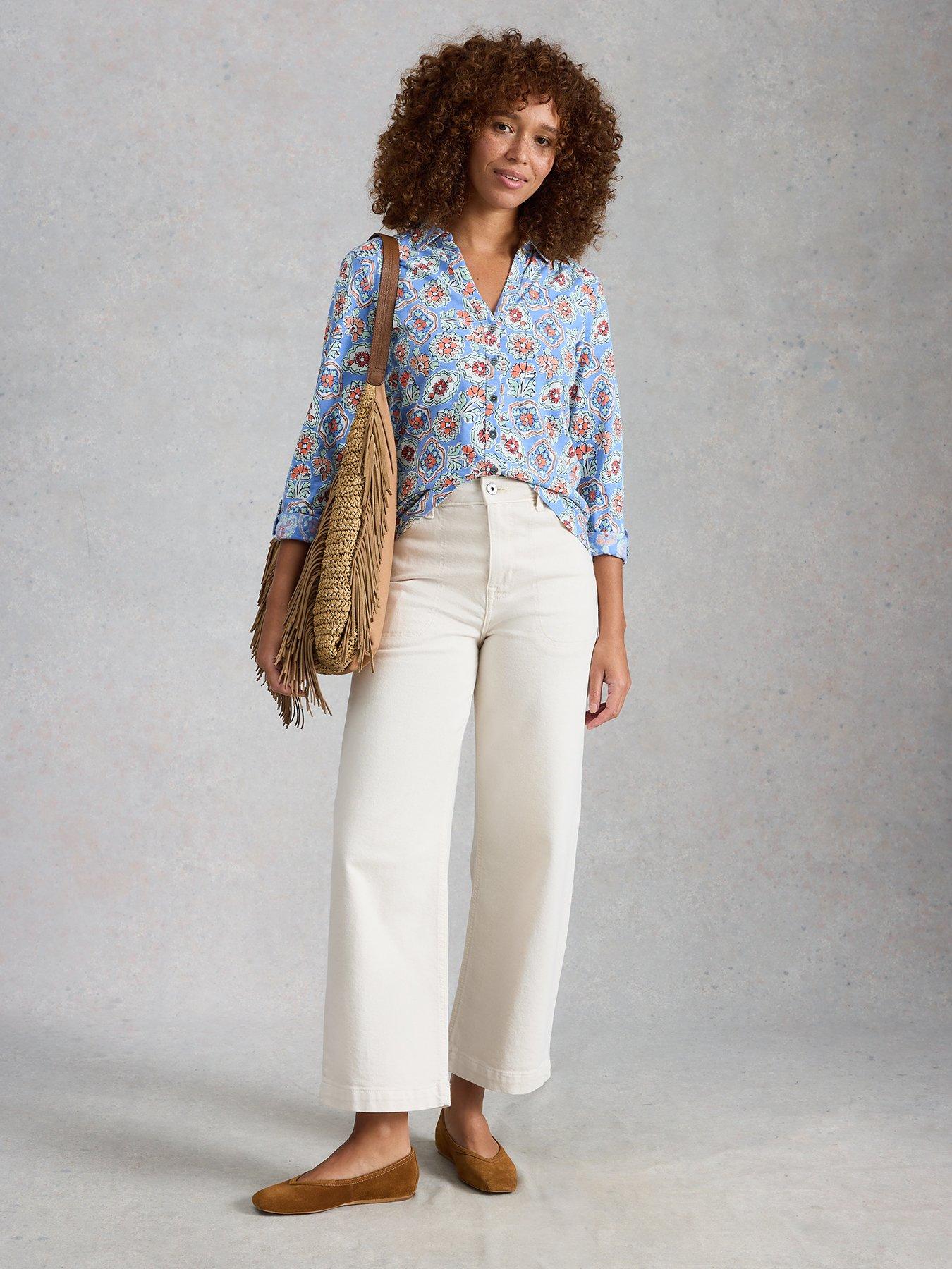Image 3 of 6 of White Stuff Annie Jersey Shirt