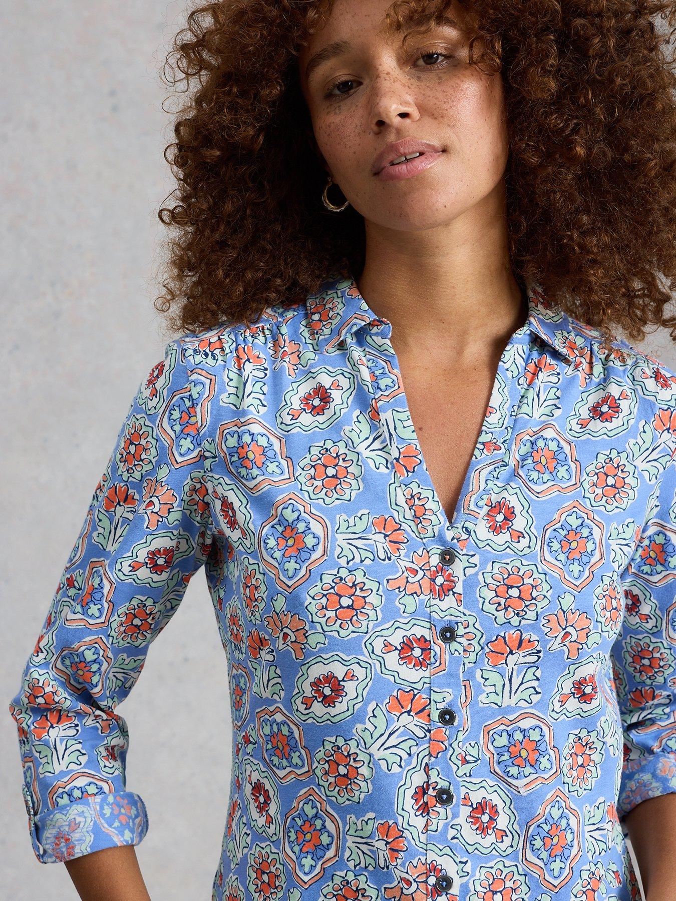Image 4 of 6 of White Stuff Annie Jersey Shirt