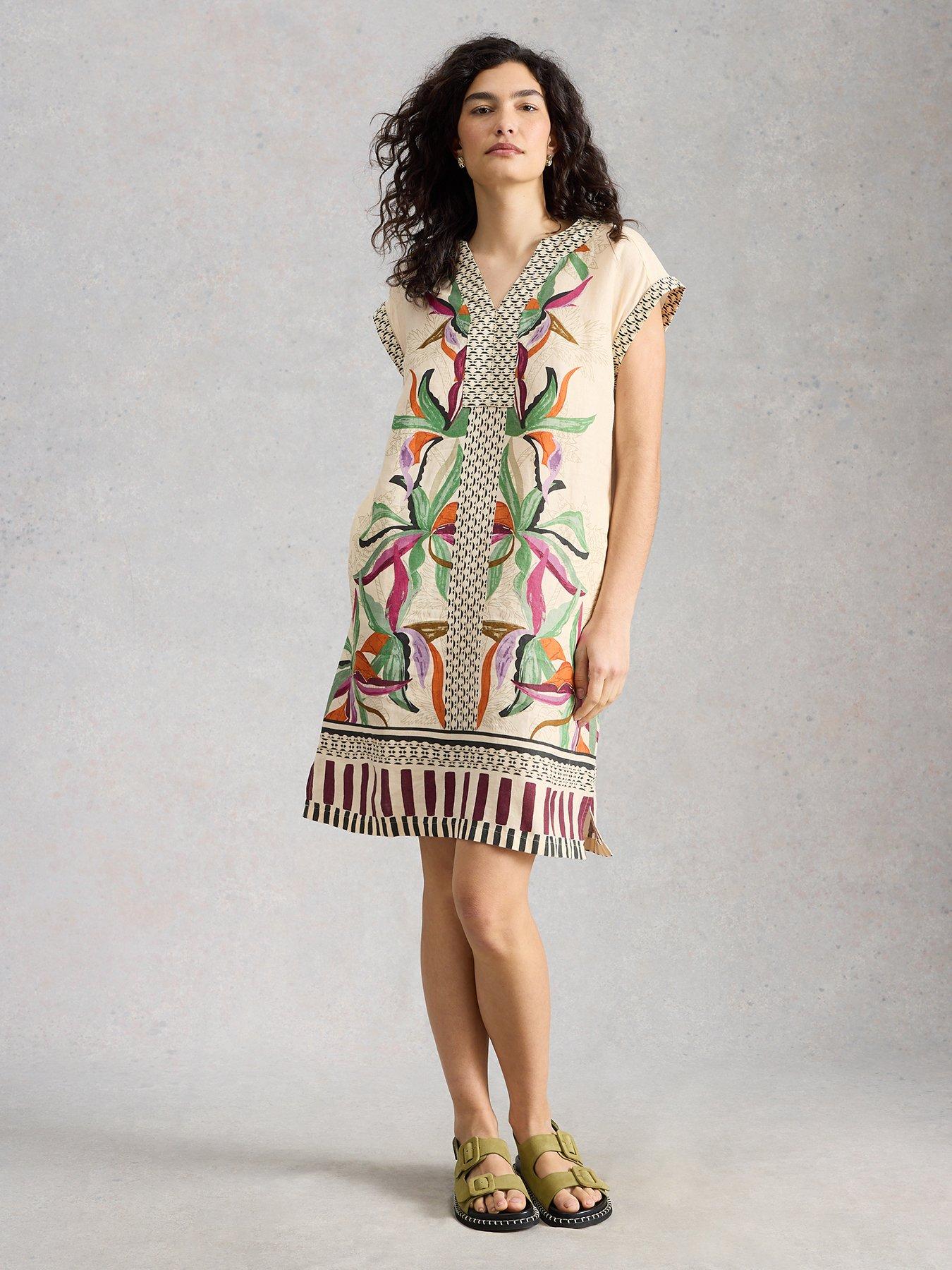 Image 3 of 6 of White Stuff Jilly Linen Dress