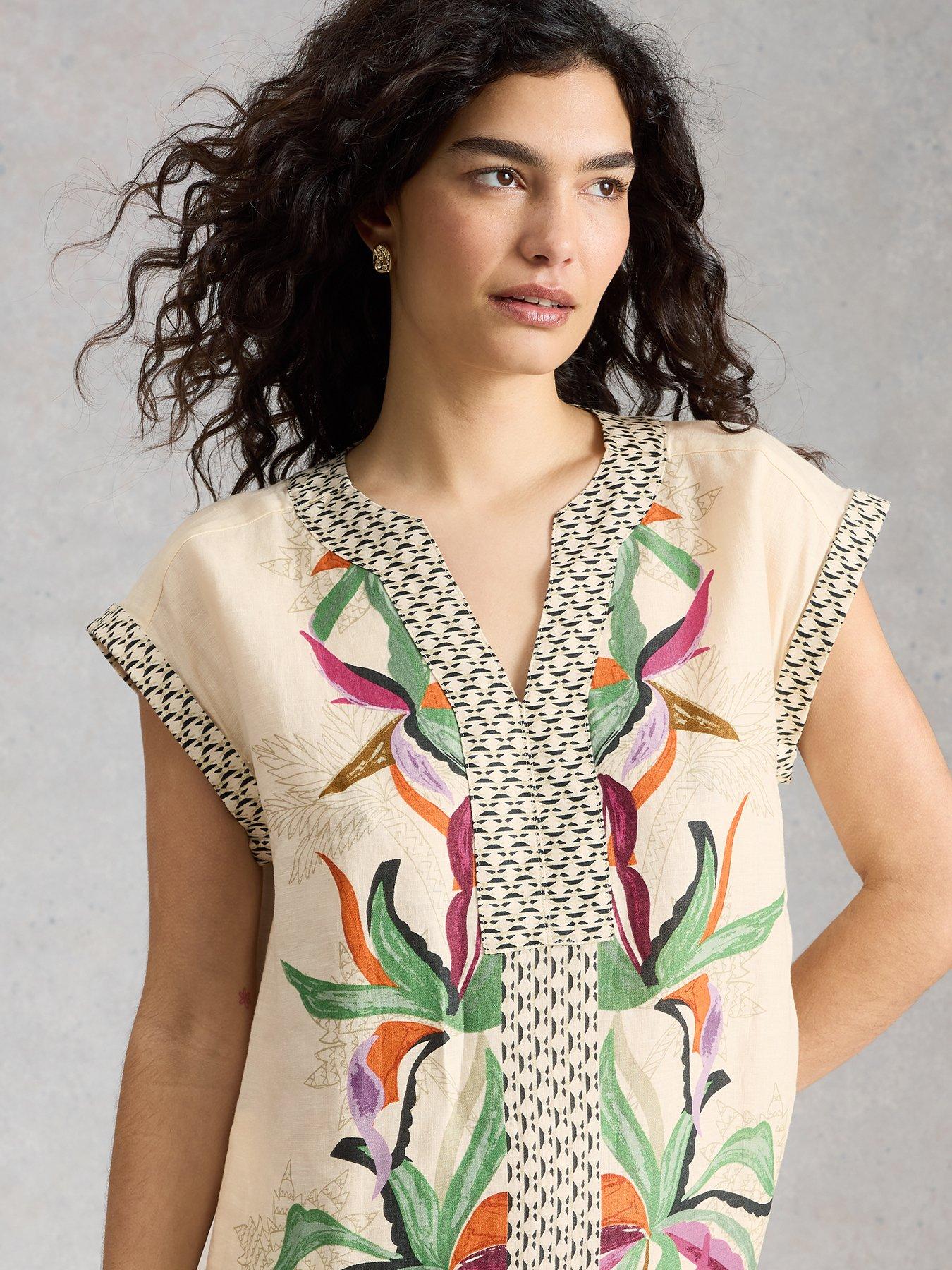 Image 4 of 6 of White Stuff Jilly Linen Dress