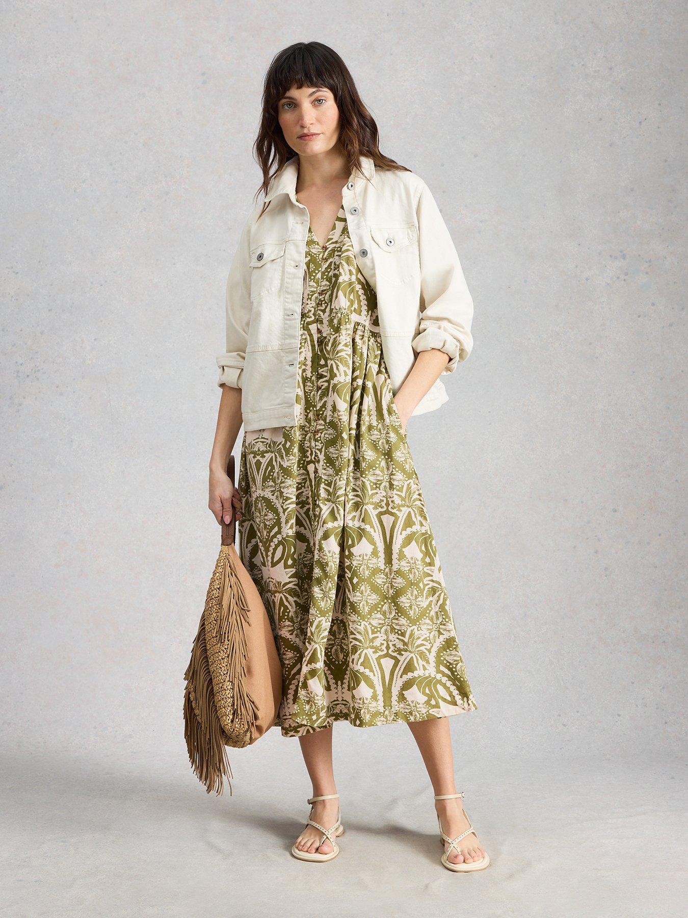 Image 3 of 6 of White Stuff Fern Linen Blend Dress