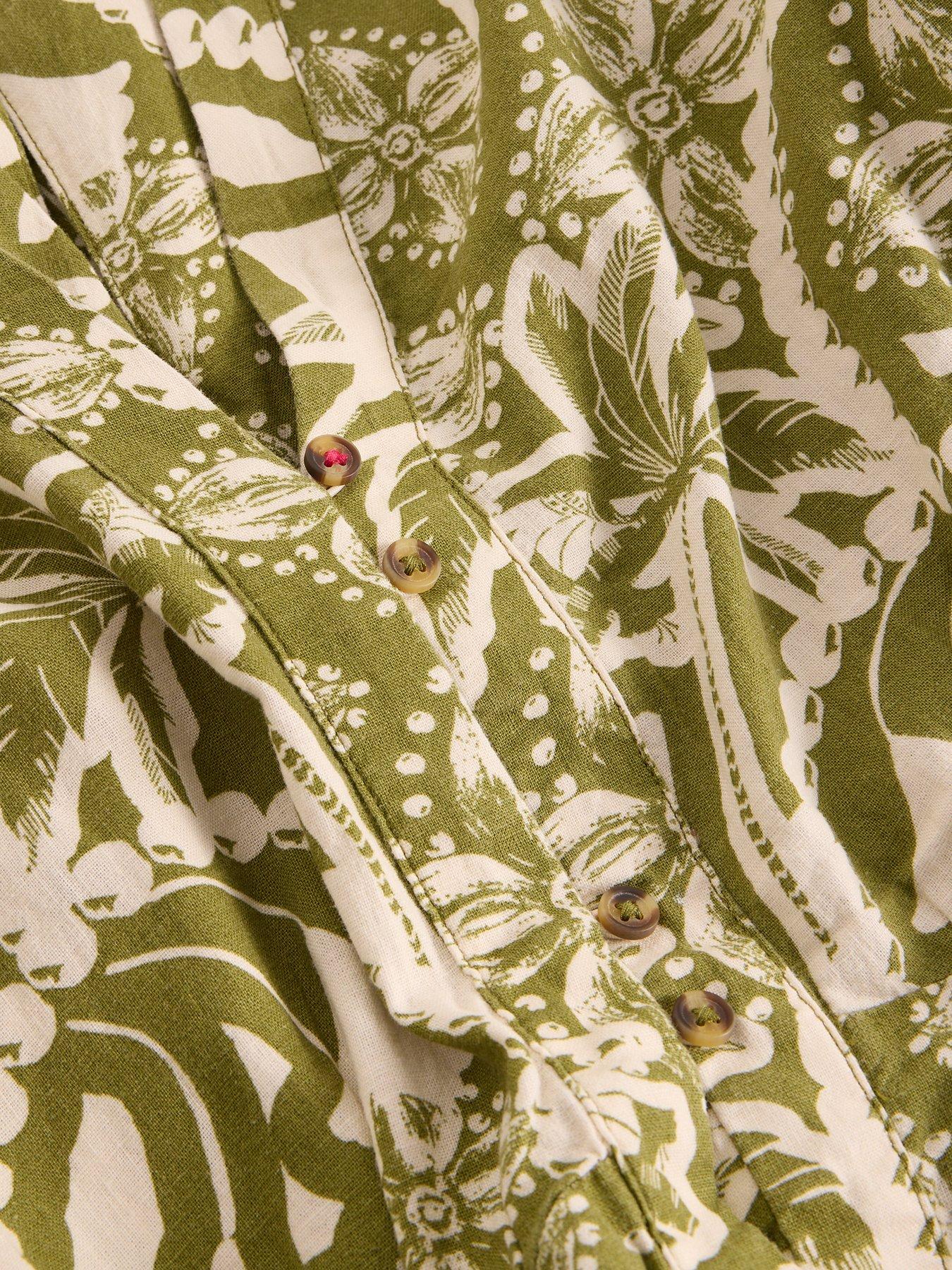 Image 6 of 6 of White Stuff Fern Linen Blend Dress