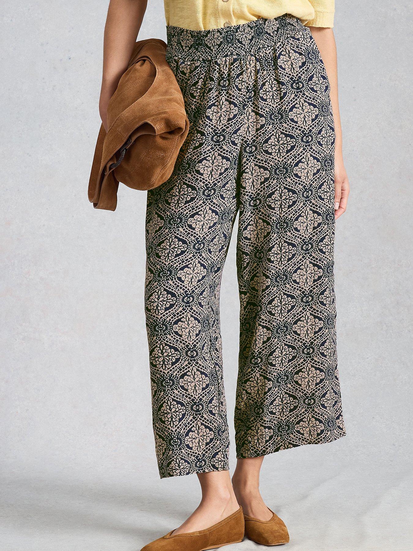 Image 1 of 6 of White Stuff Shelly Crinkle Culotte