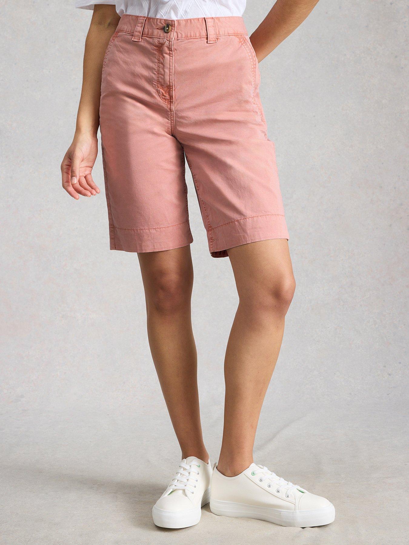 Image 1 of 6 of White Stuff Heidi Chino Short - Pink