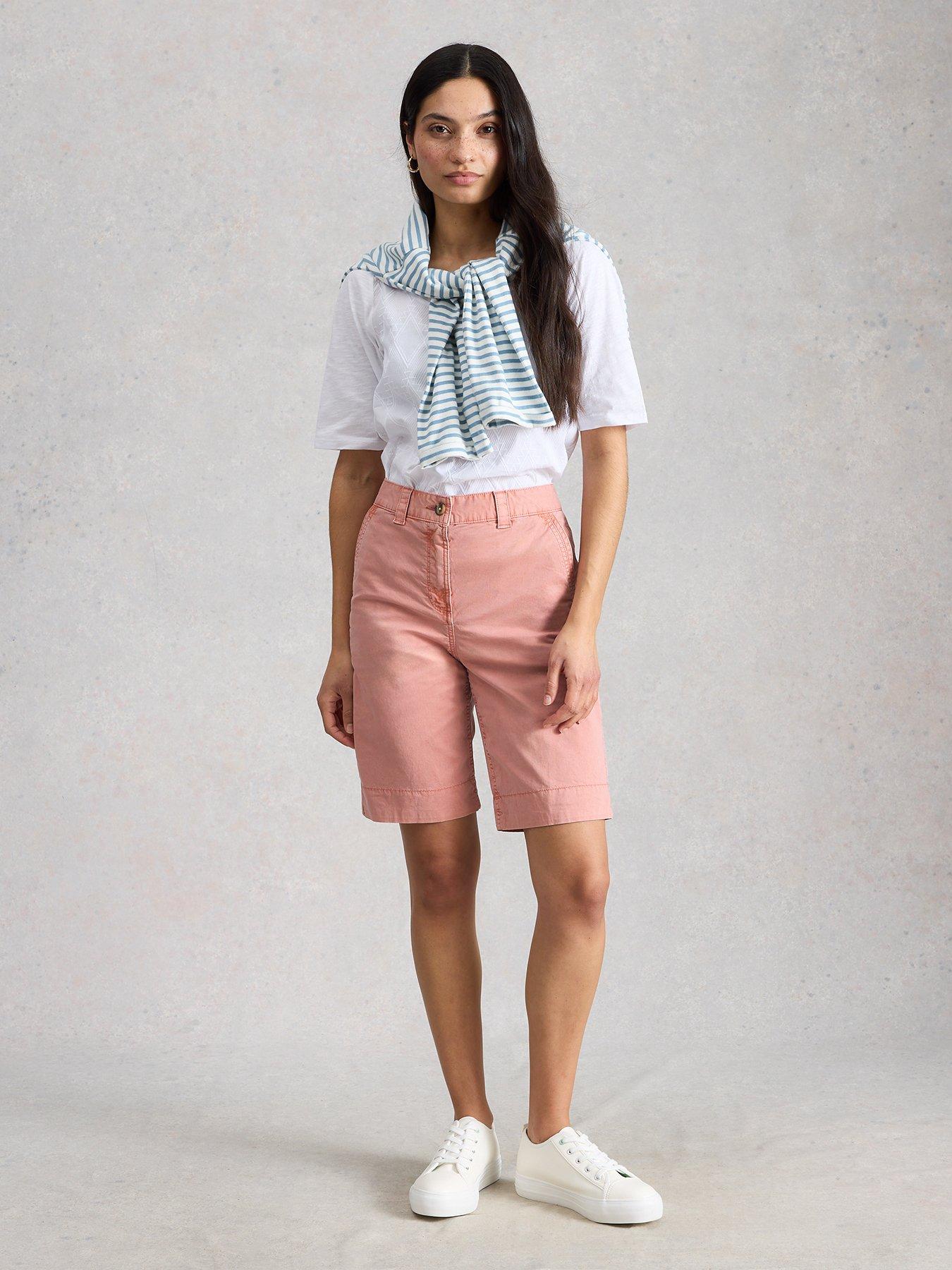 Image 3 of 6 of White Stuff Heidi Chino Short - Pink