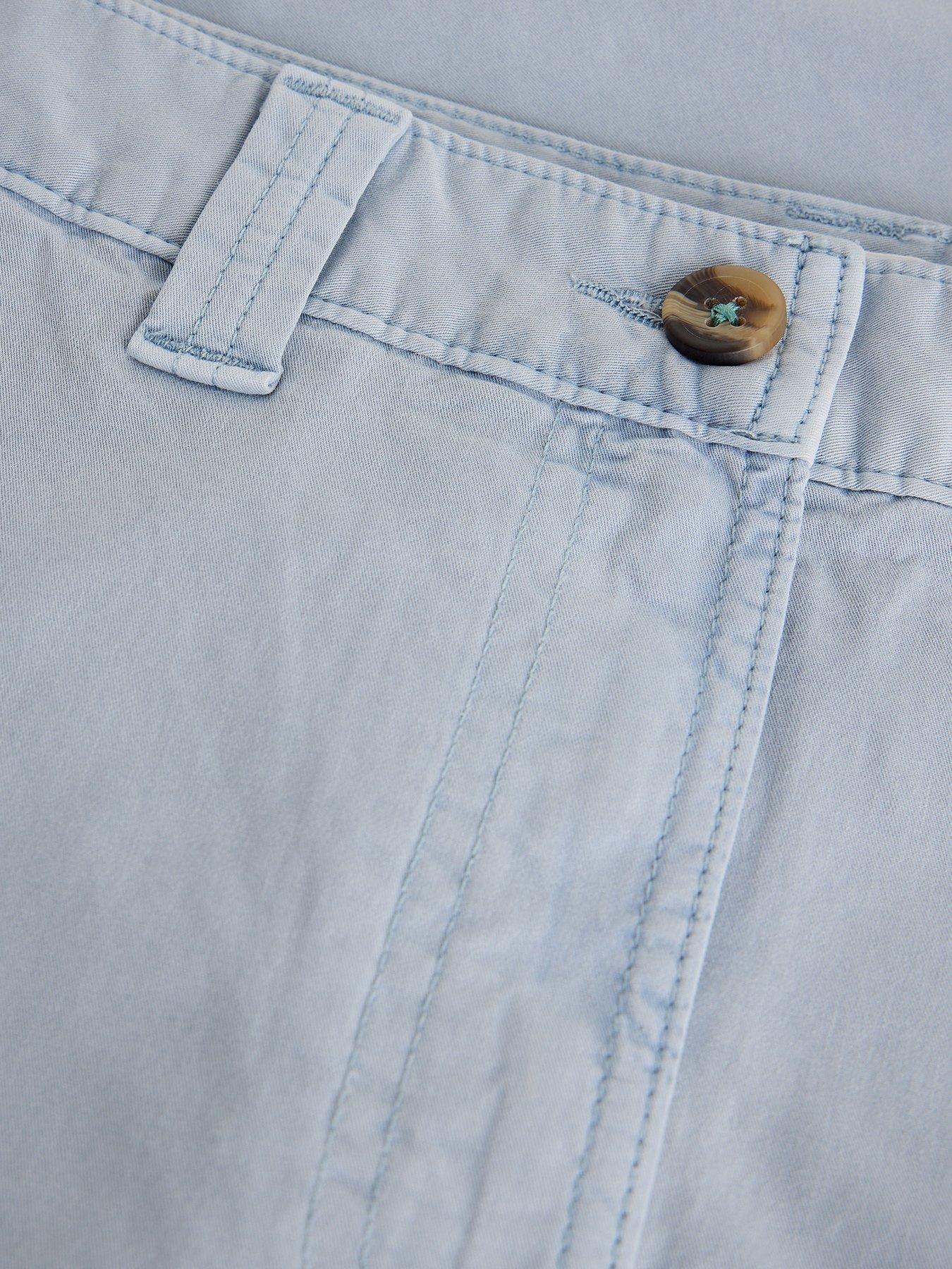 Image 6 of 6 of White Stuff Heidi Chino Short - Blue