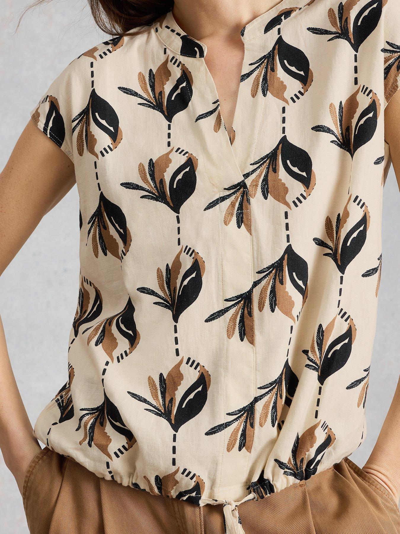 Image 4 of 6 of White Stuff Nicole Linen Blend Top