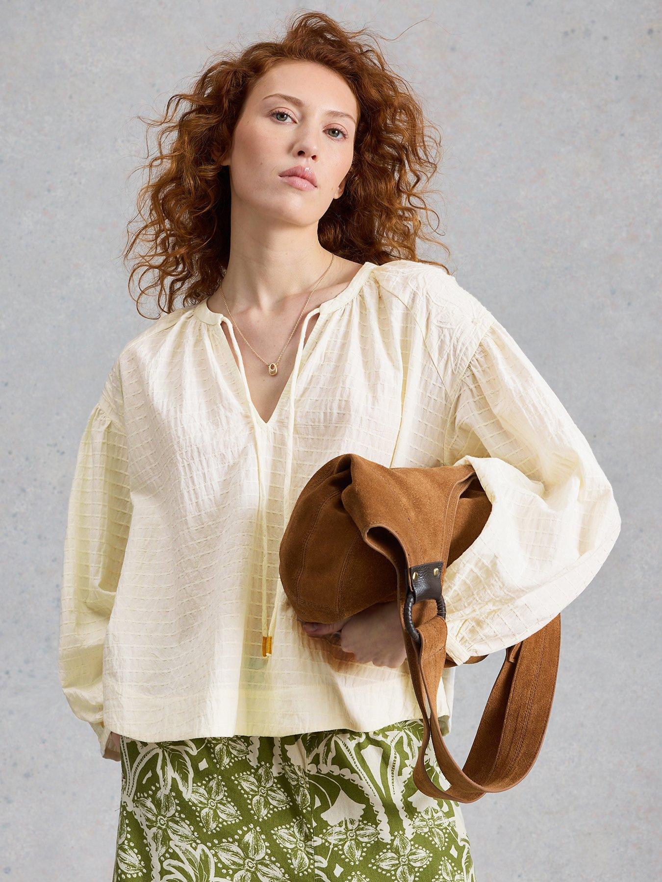 Image 1 of 6 of White Stuff Tilly Textured Top