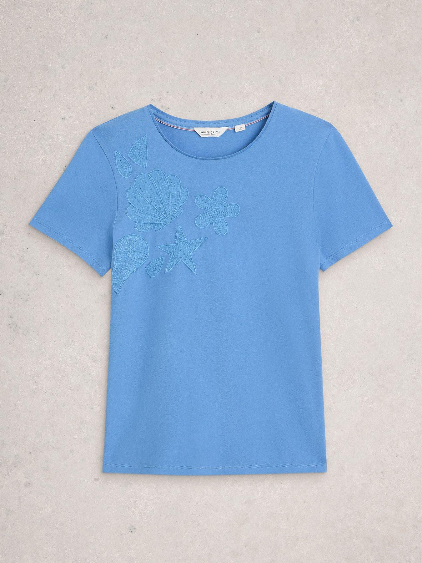 Image 5 of 6 of White Stuff Abbie Embroidered Tee