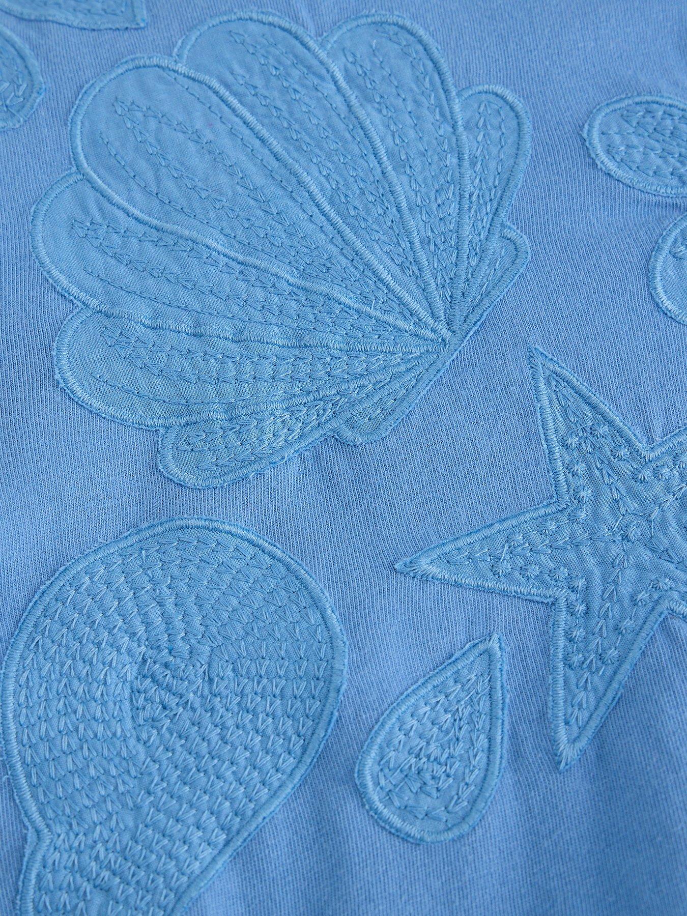 Image 6 of 6 of White Stuff Abbie Embroidered Tee