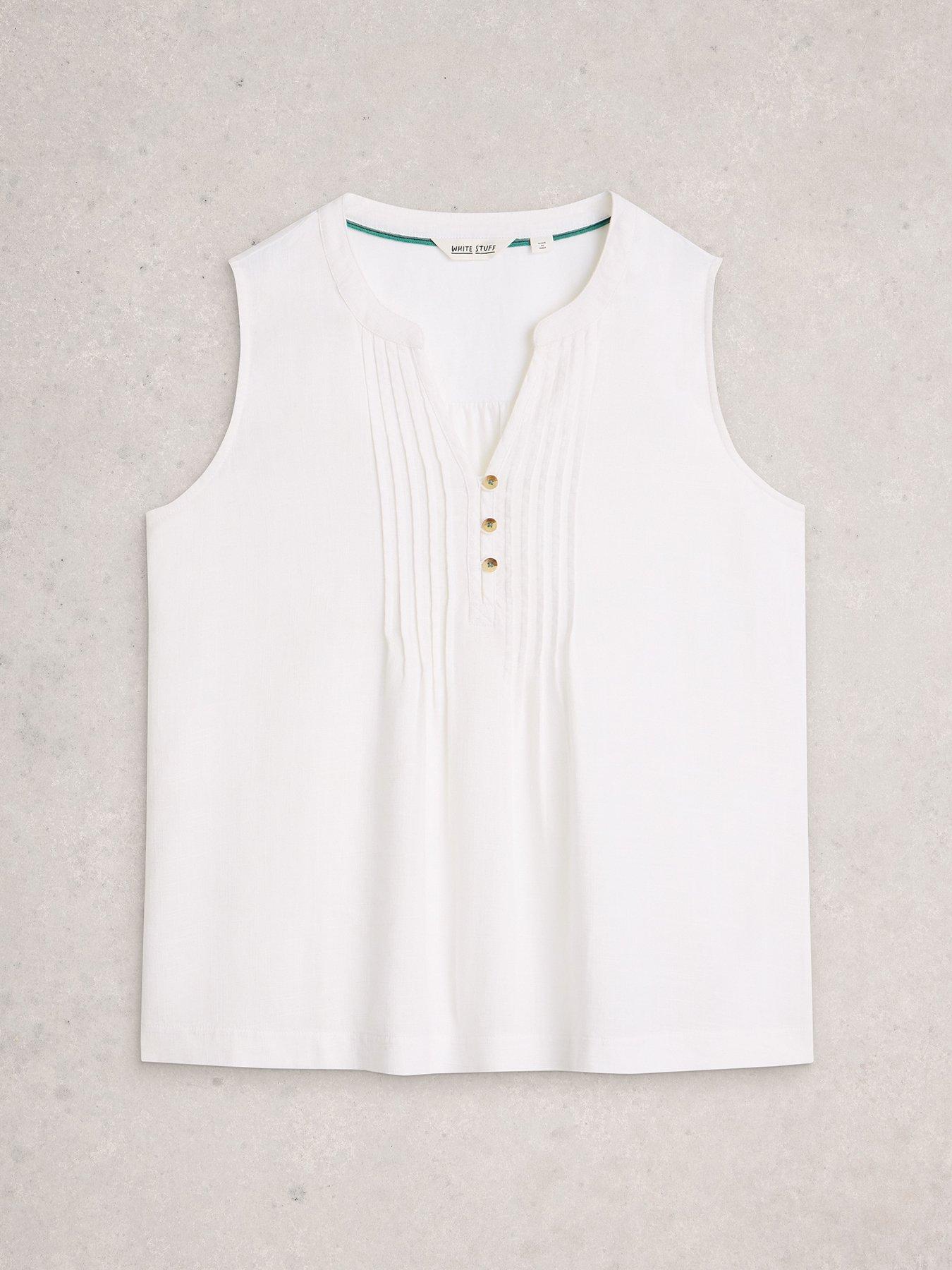 Image 5 of 6 of White Stuff Poppy Linen Blend Top