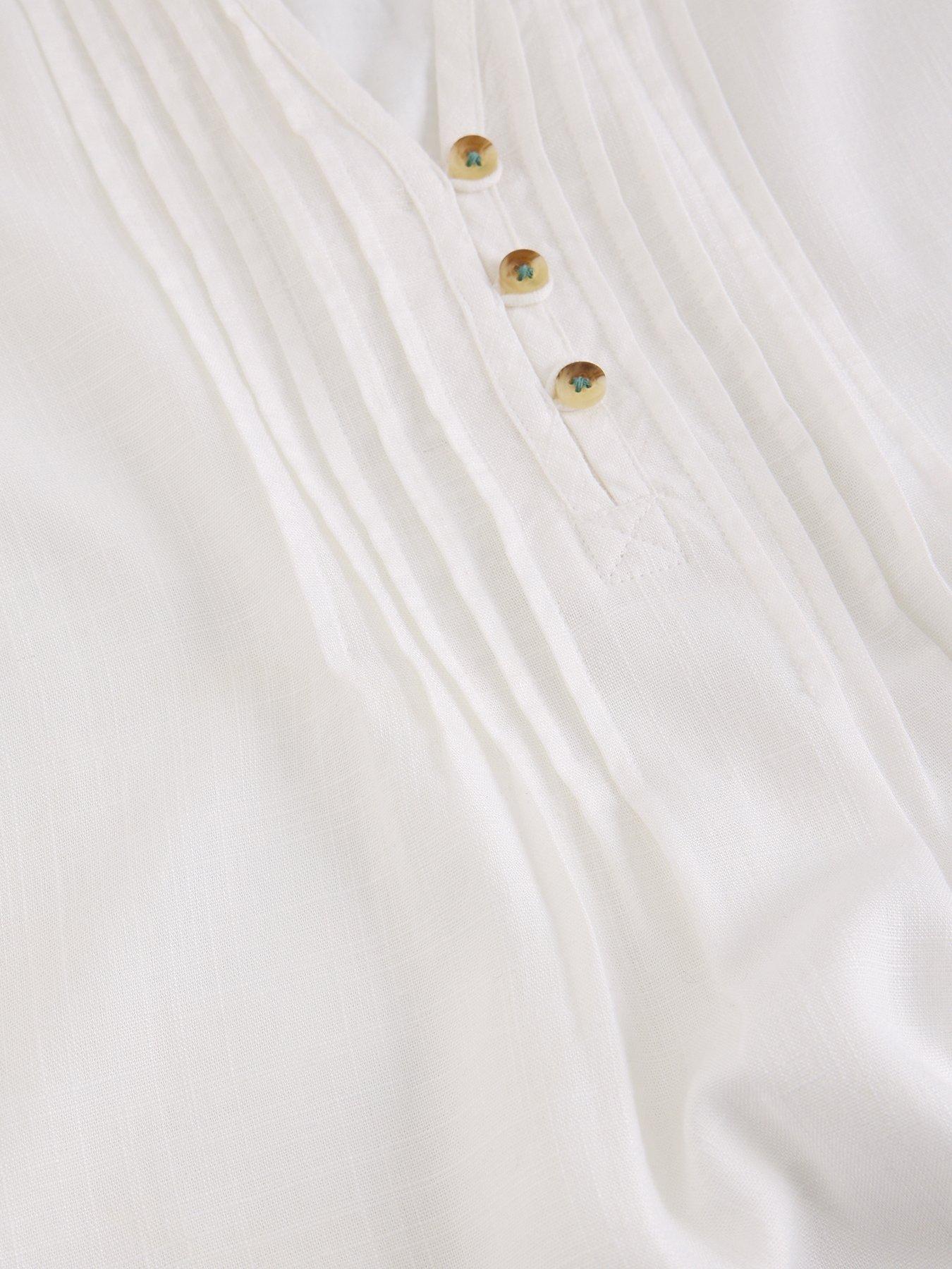 Image 6 of 6 of White Stuff Poppy Linen Blend Top