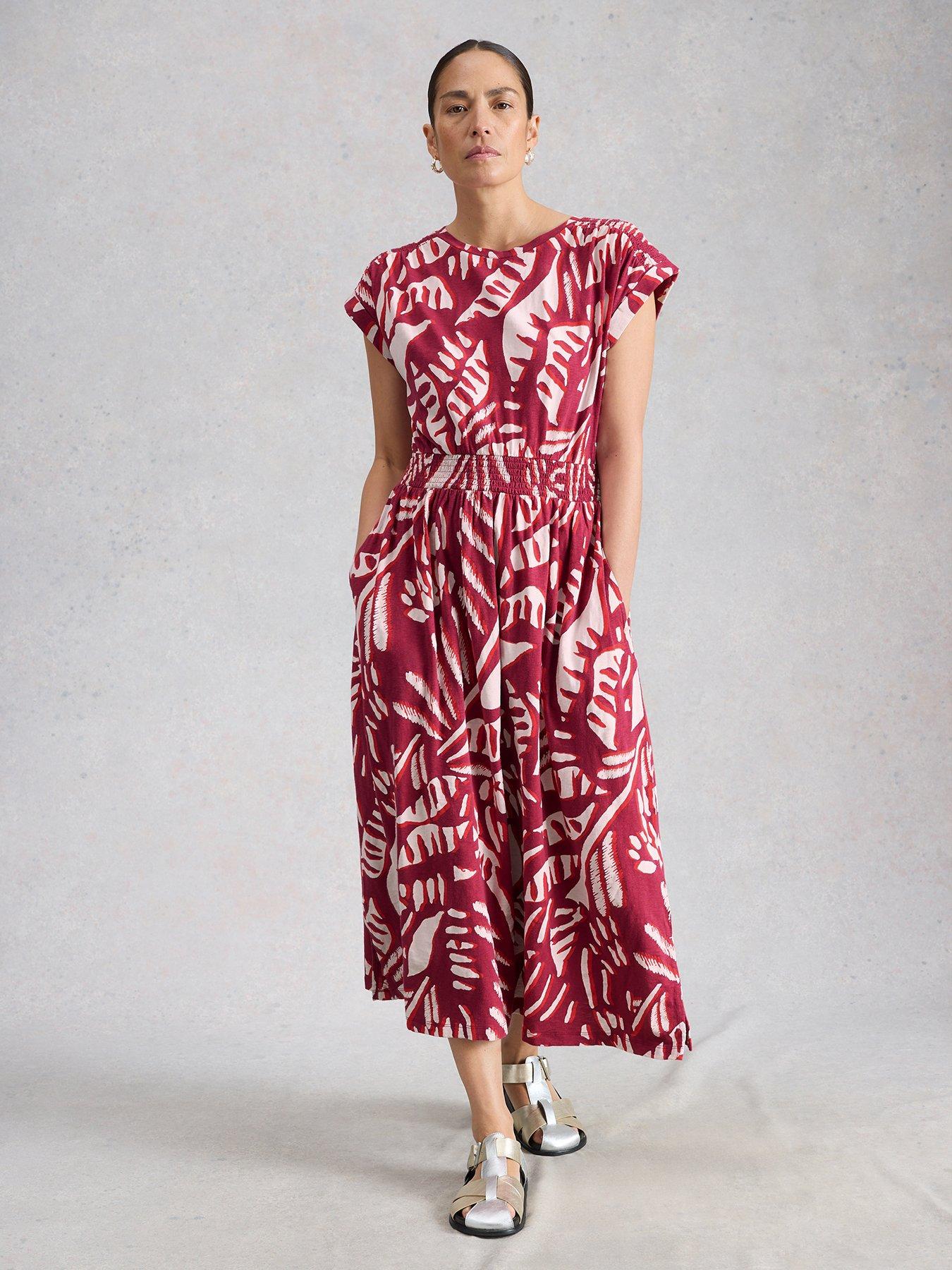 White Stuff Mina Jersey Dress - Pink