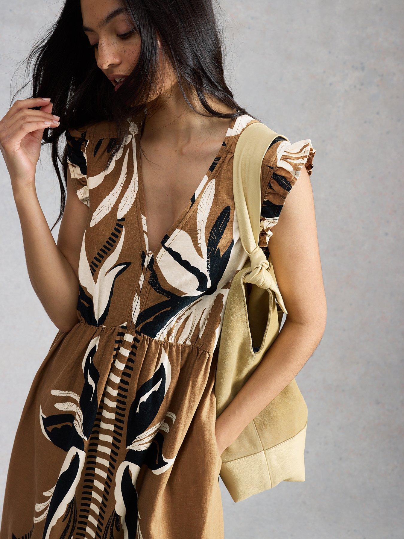 Image 4 of 6 of White Stuff Lorna Linen Blend Maxi Dress