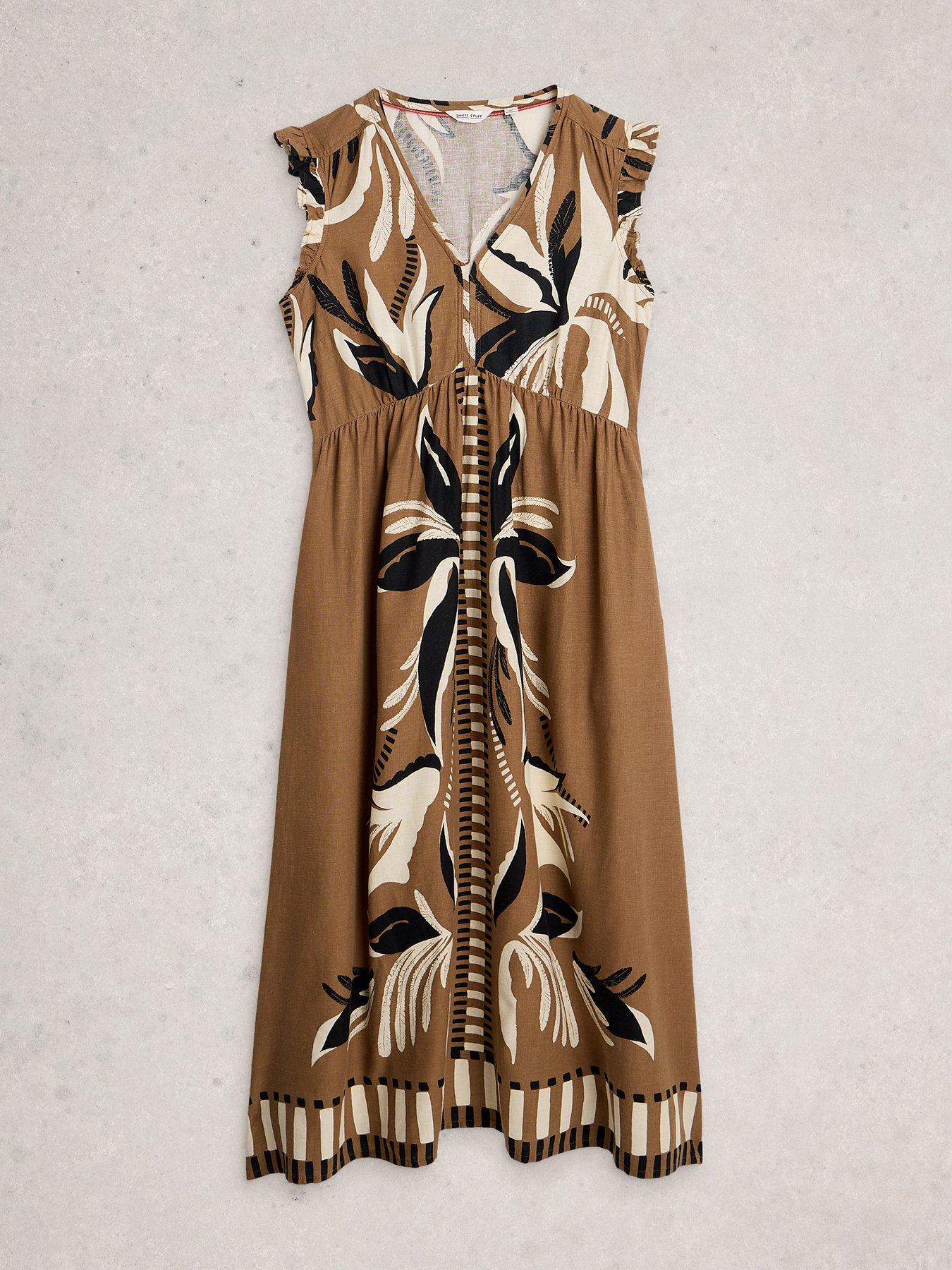 Image 5 of 6 of White Stuff Lorna Linen Blend Maxi Dress