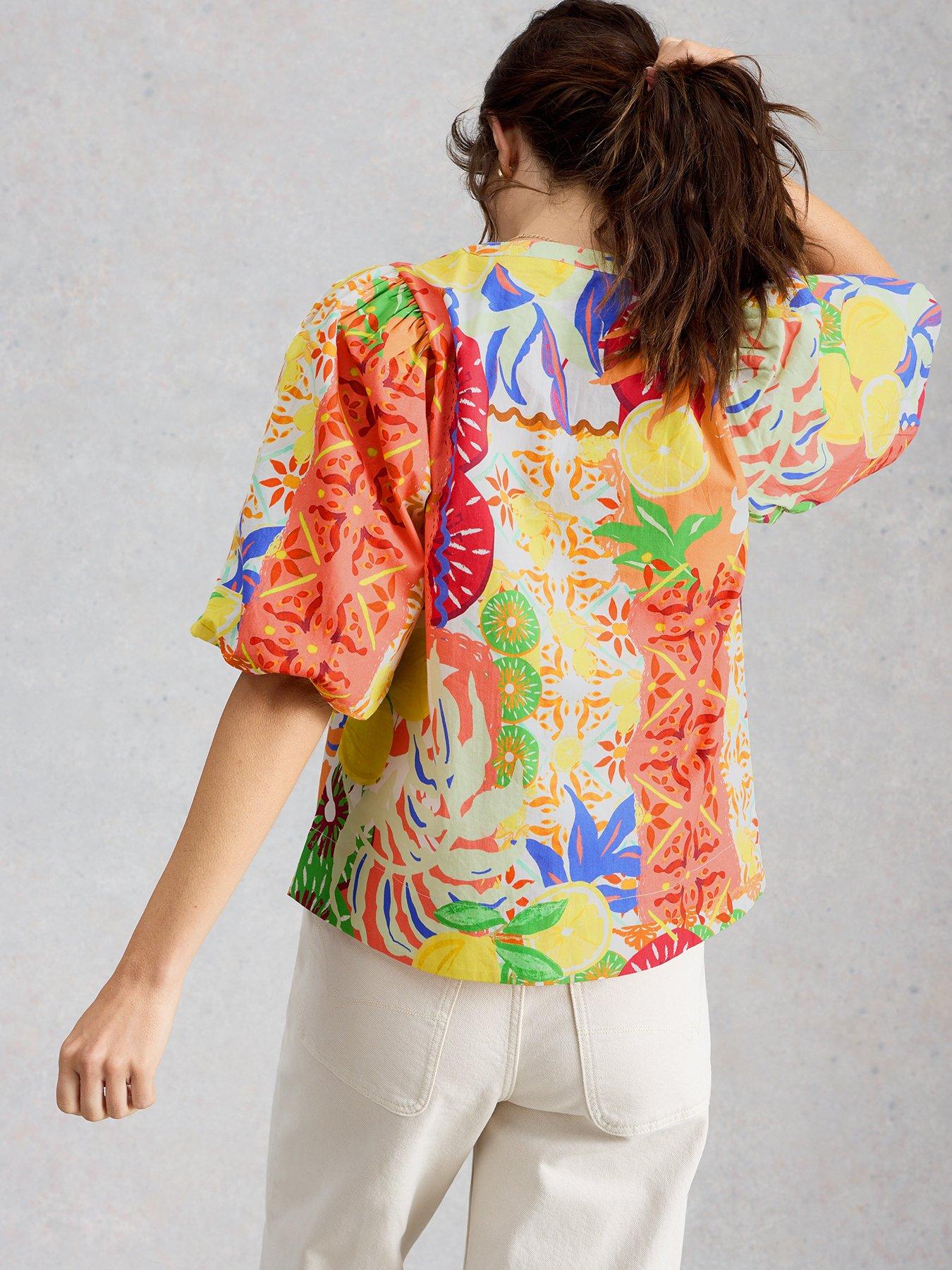Image 2 of 6 of White Stuff Bex Cotton Top - Yellow