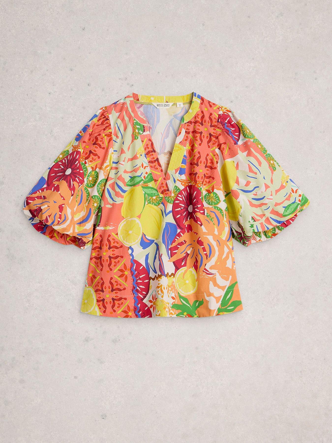 Image 5 of 6 of White Stuff Bex Cotton Top - Yellow