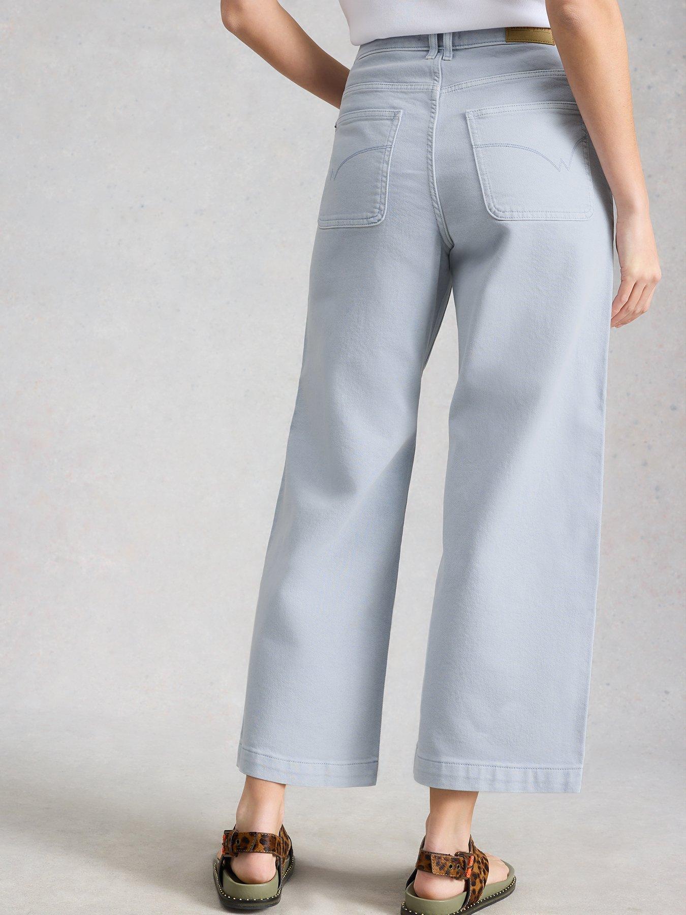 Image 2 of 6 of White Stuff Tia Wide Leg Crop Jean