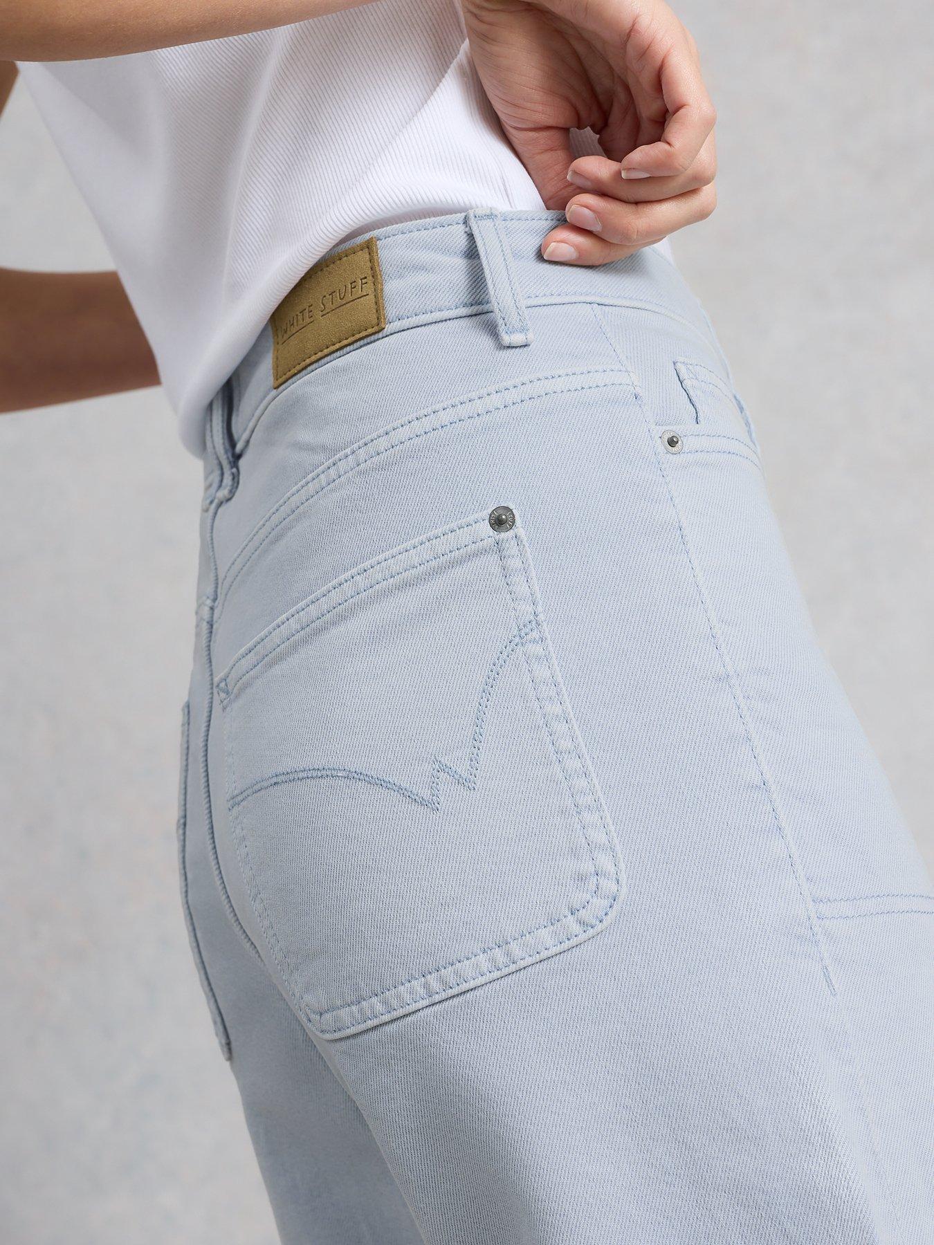 Image 4 of 6 of White Stuff Tia Wide Leg Crop Jean