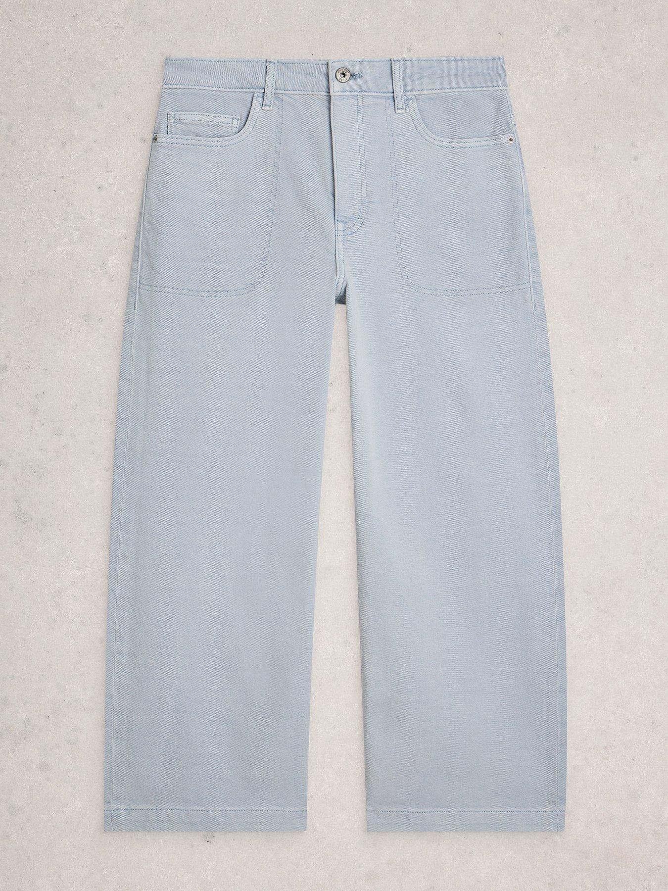 Image 5 of 6 of White Stuff Tia Wide Leg Crop Jean
