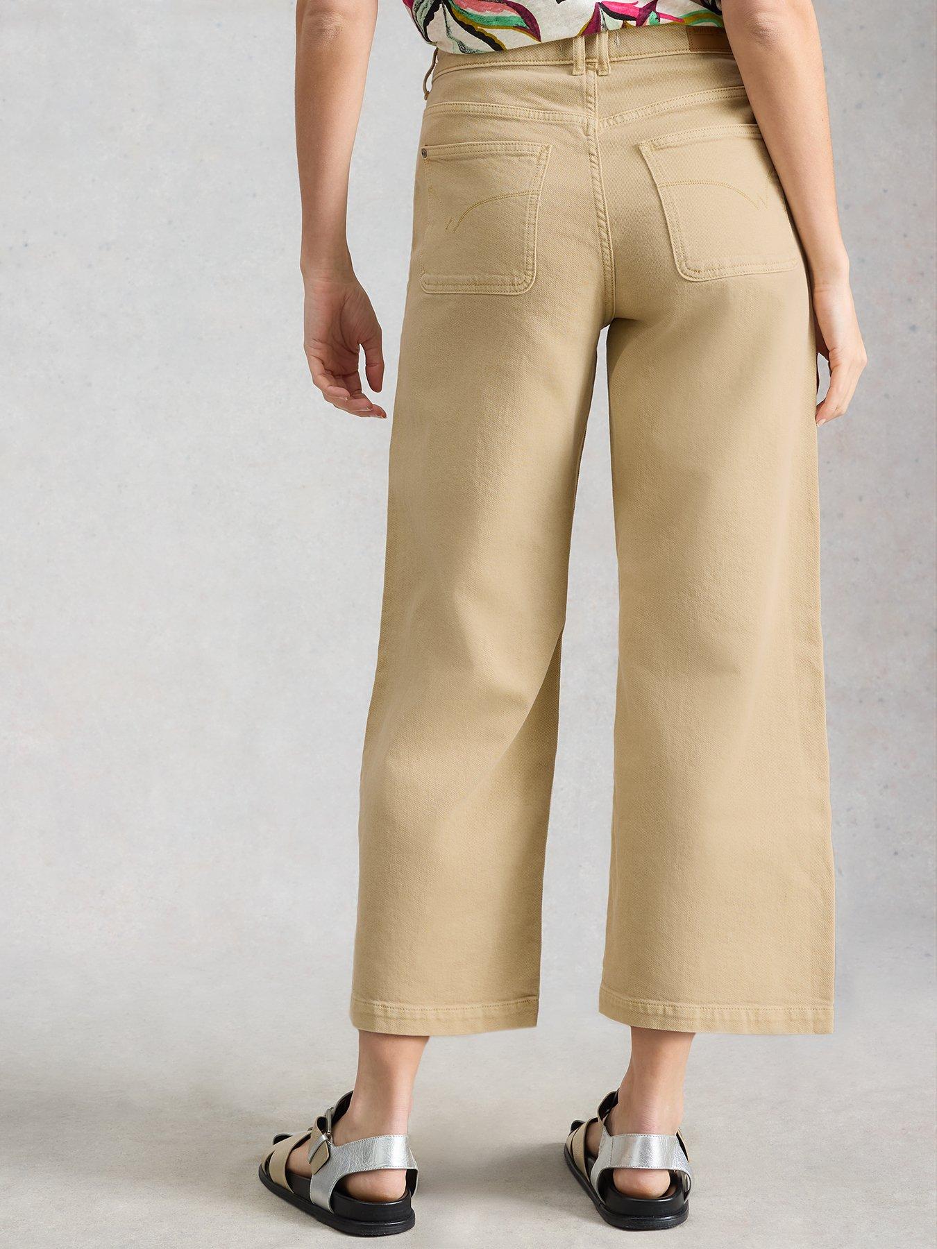 Image 2 of 6 of White Stuff Tia Wide Leg Crop Jean