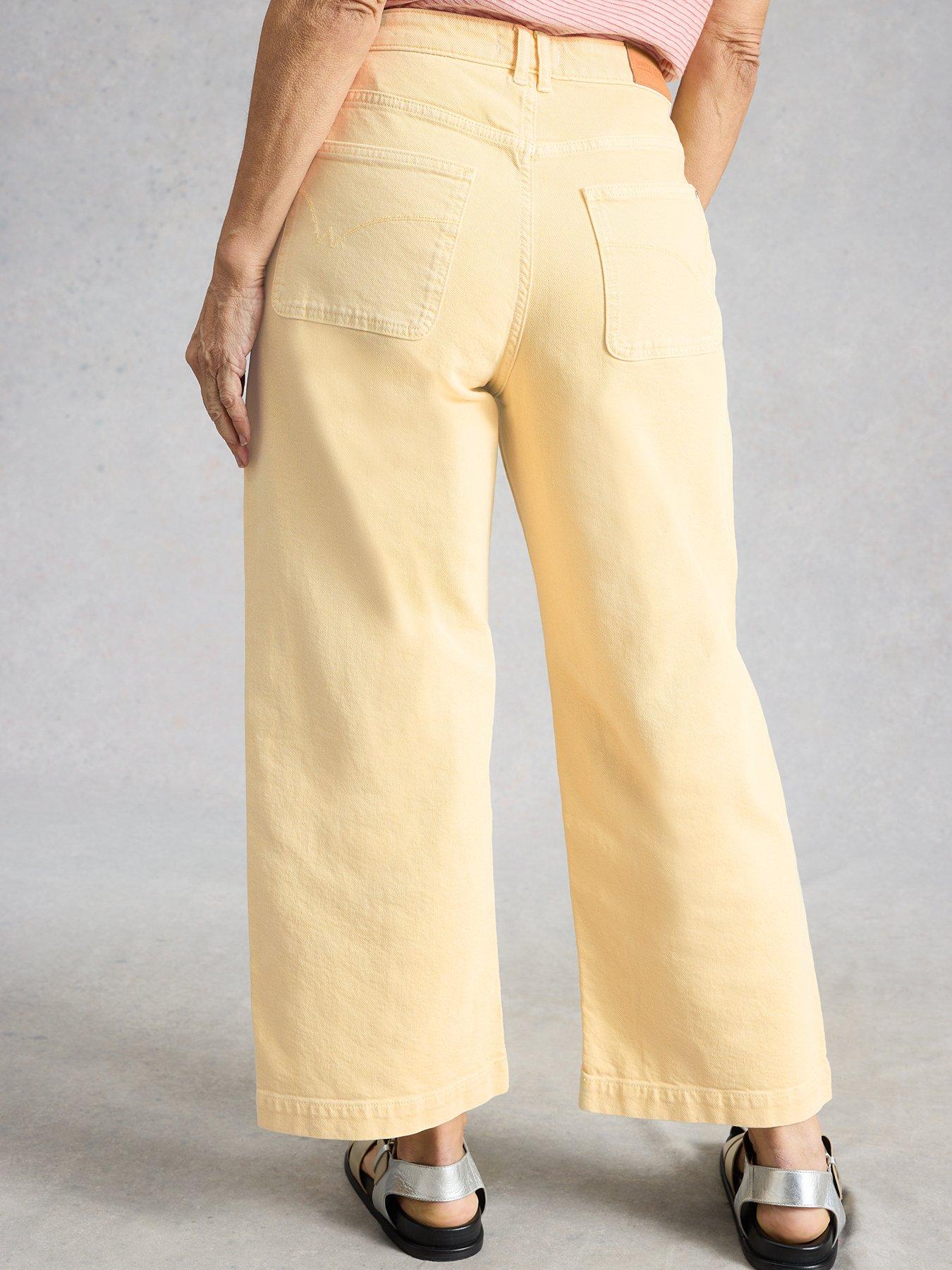 Image 2 of 6 of White Stuff Tia Wide Leg Crop Jean