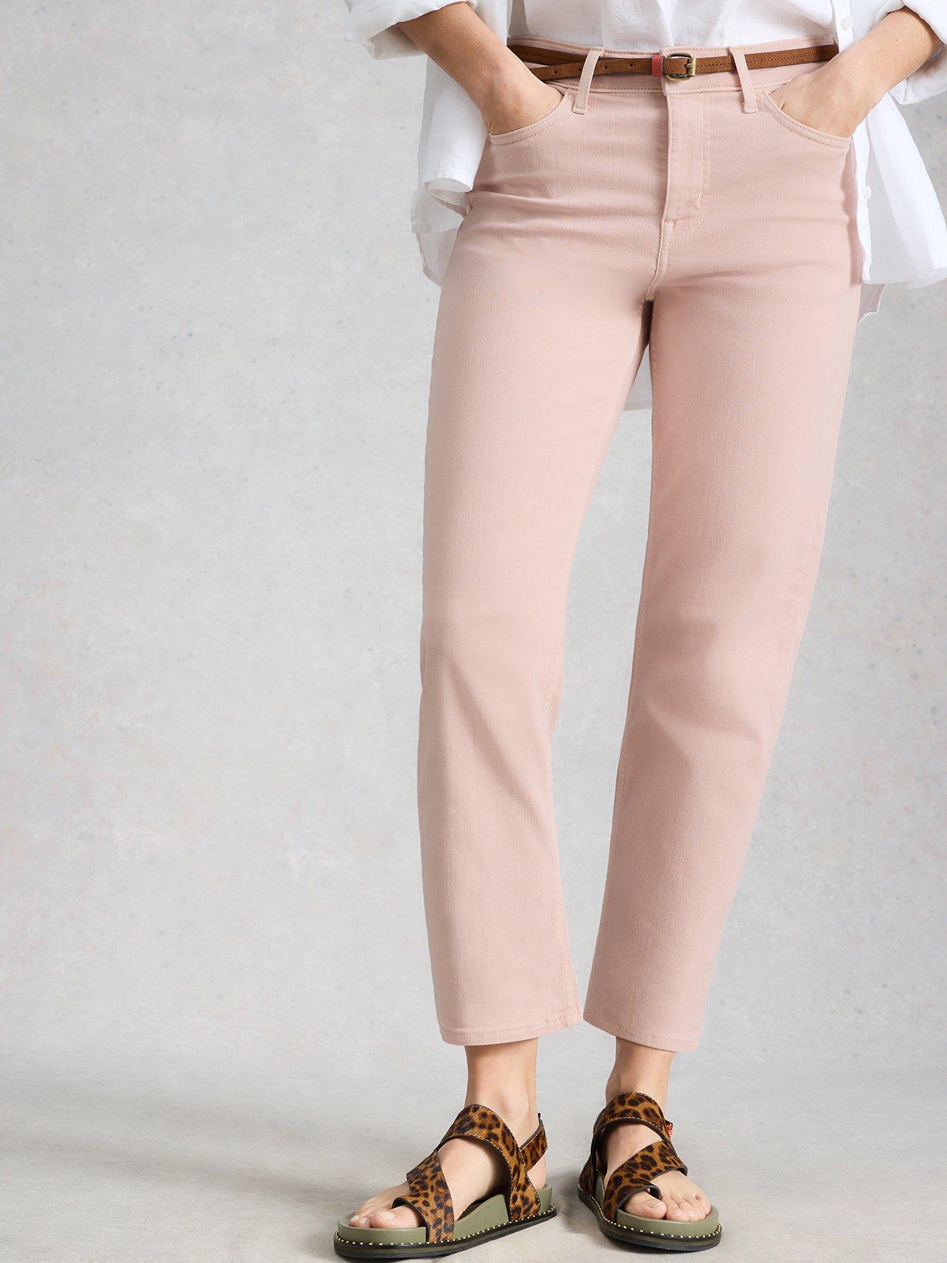 Image 1 of 6 of White Stuff Blake Straight Crop Jean
