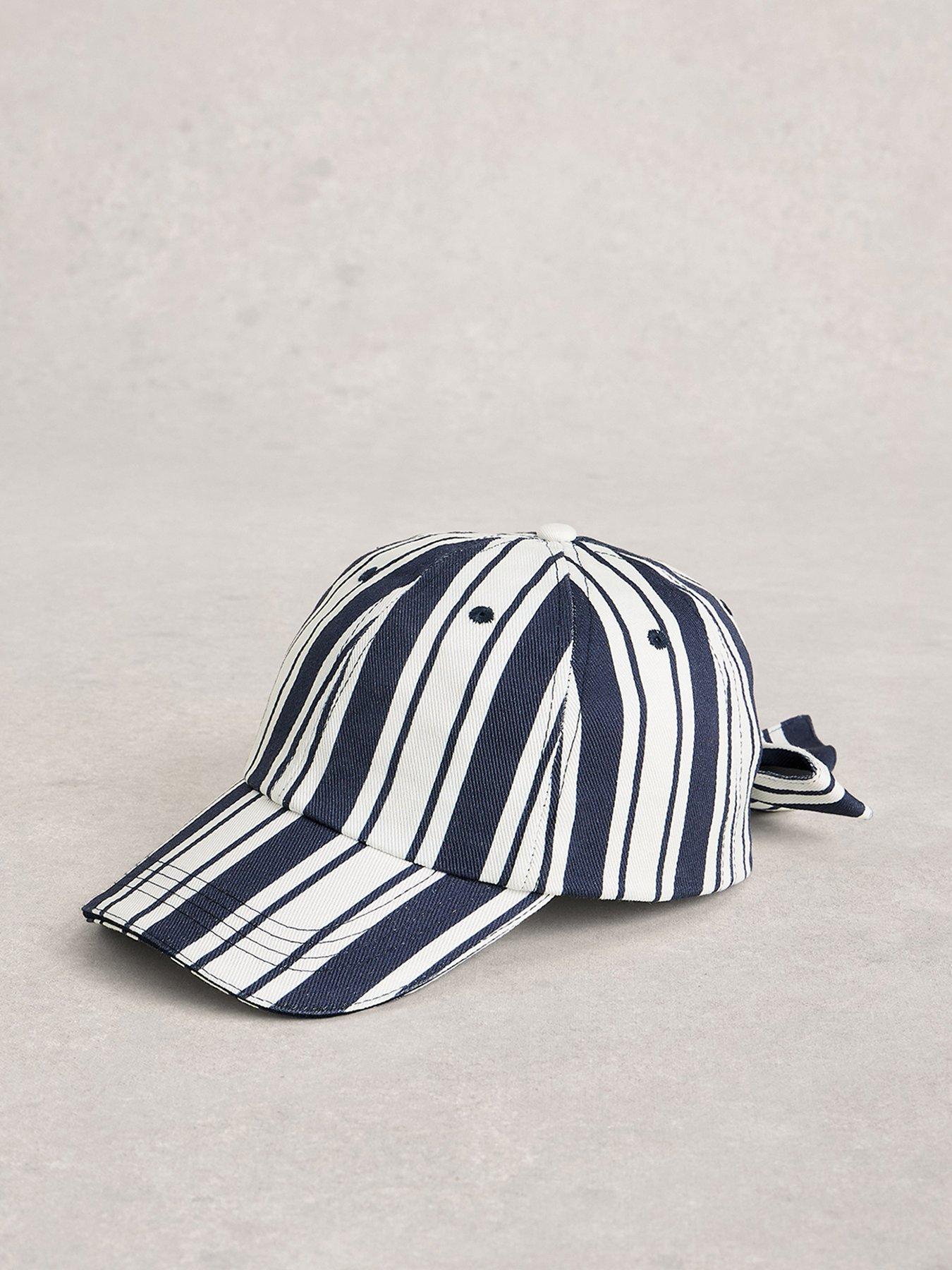 Image 1 of 2 of White Stuff Bow Detail Baseball Cap - Beige