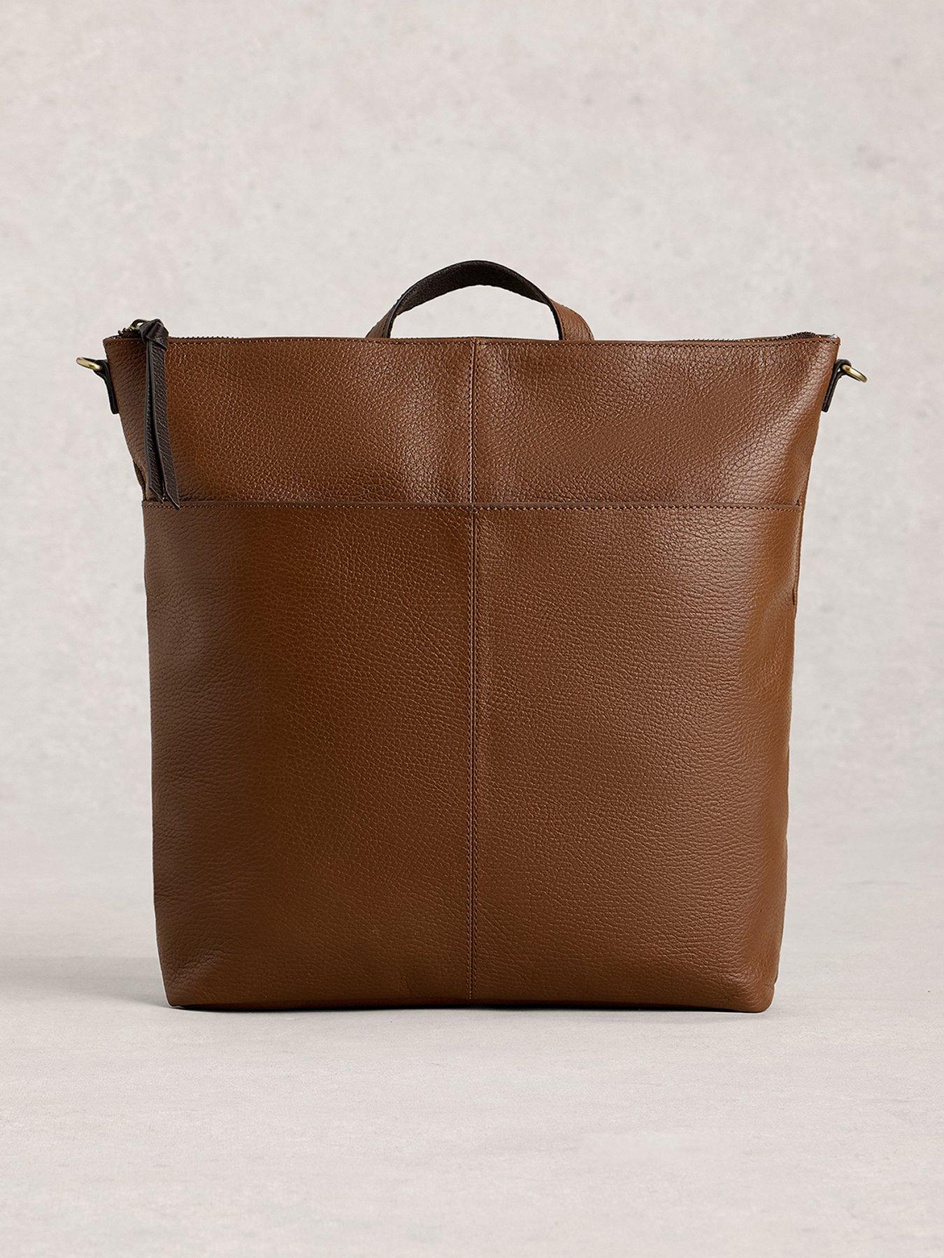 White Stuff Sophia Leather Backpack - Brown