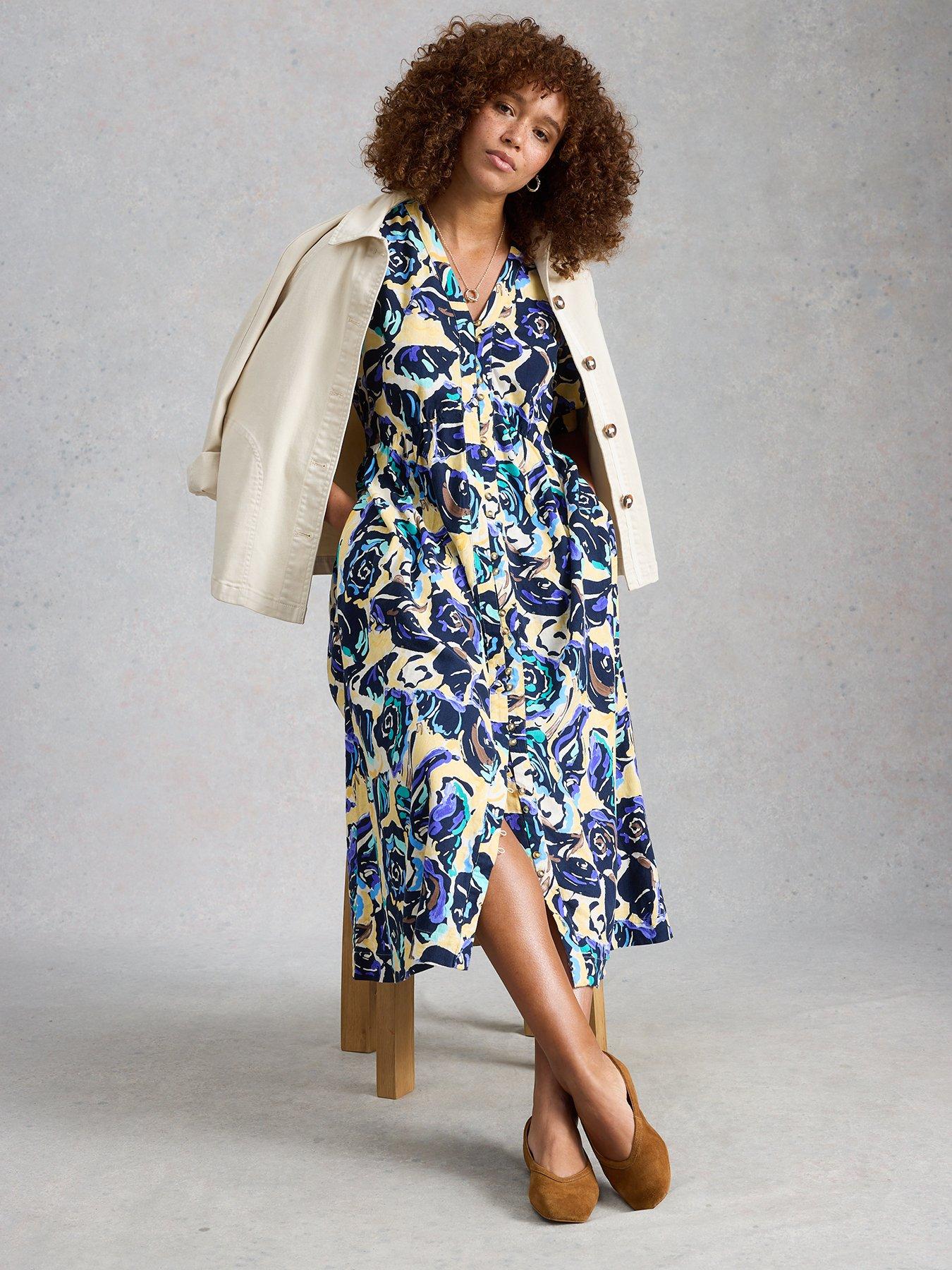 Image 3 of 6 of White Stuff Fern Linen Blend Dress