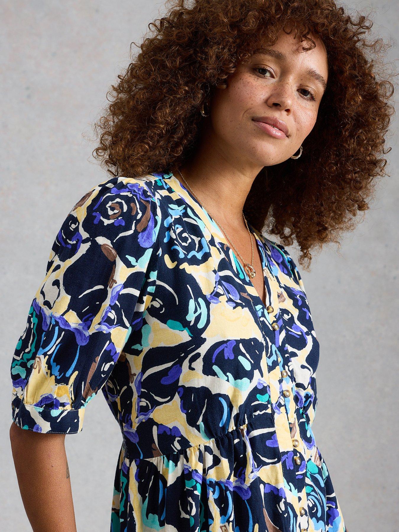 Image 4 of 6 of White Stuff Fern Linen Blend Dress